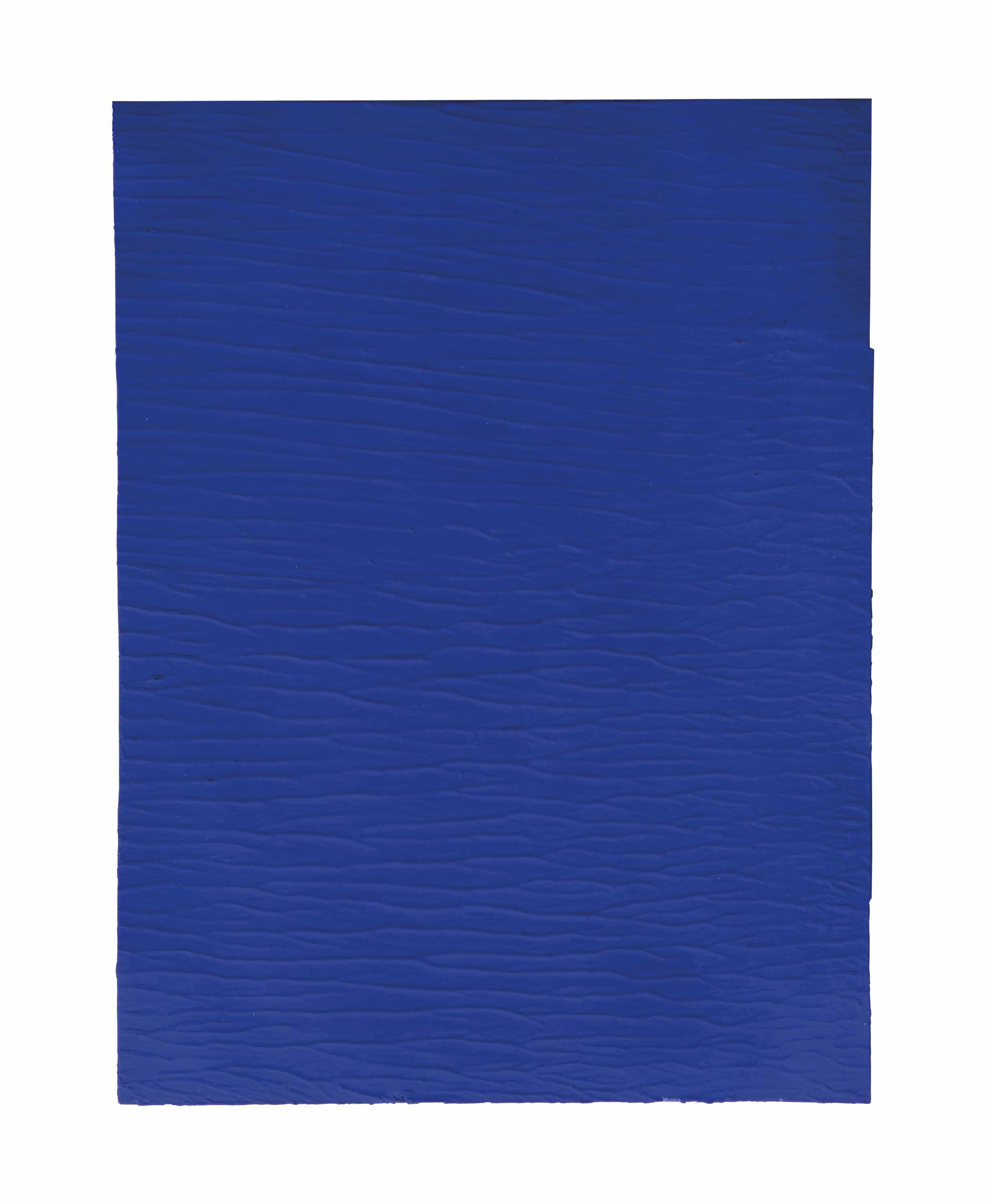 Yves Klein (19281962) , Monochrome bleu sans titre (IKB 283) Christie's