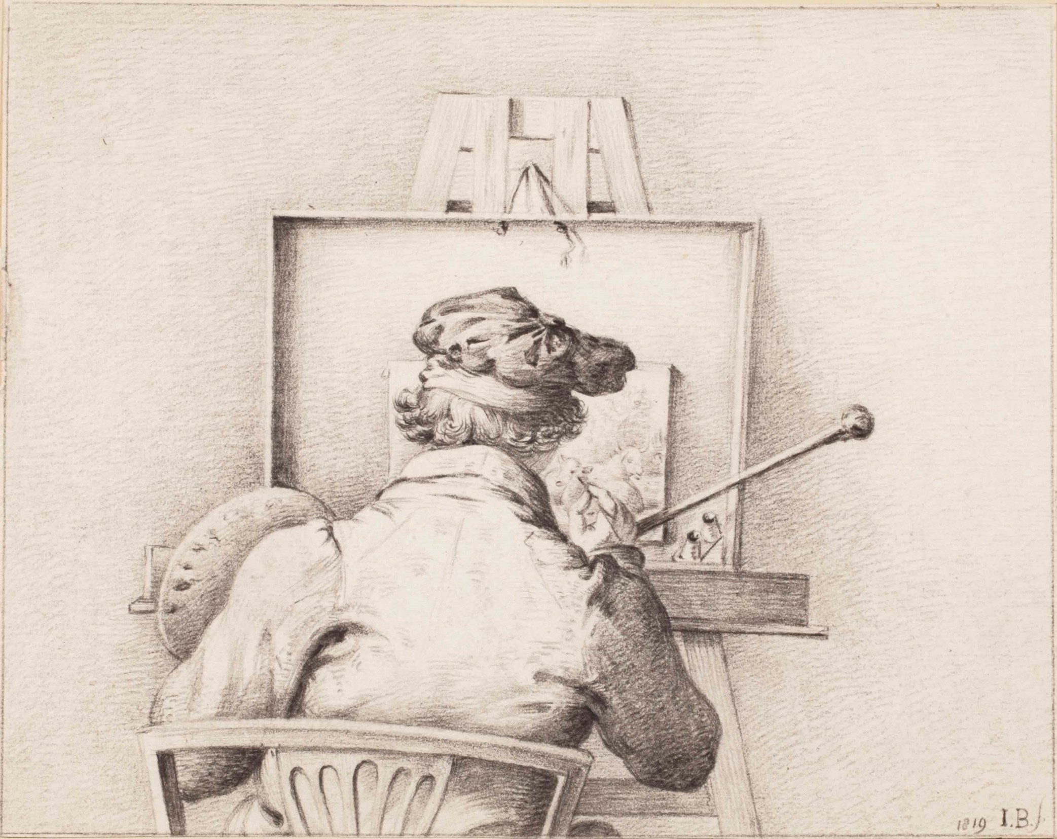 Jean Bernard (Amsterdam 17651833) , A painter at his easel Christie's