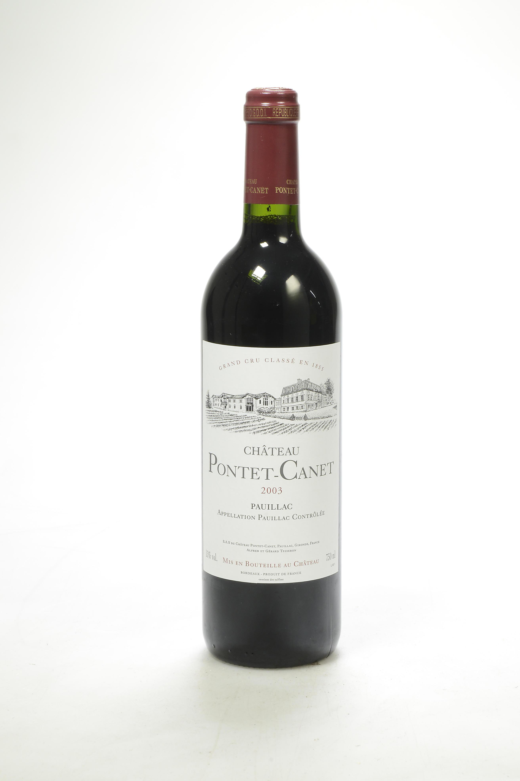 Château Pontet-Canet 2003, Pauillac, 5ème cru classé | Christie’s