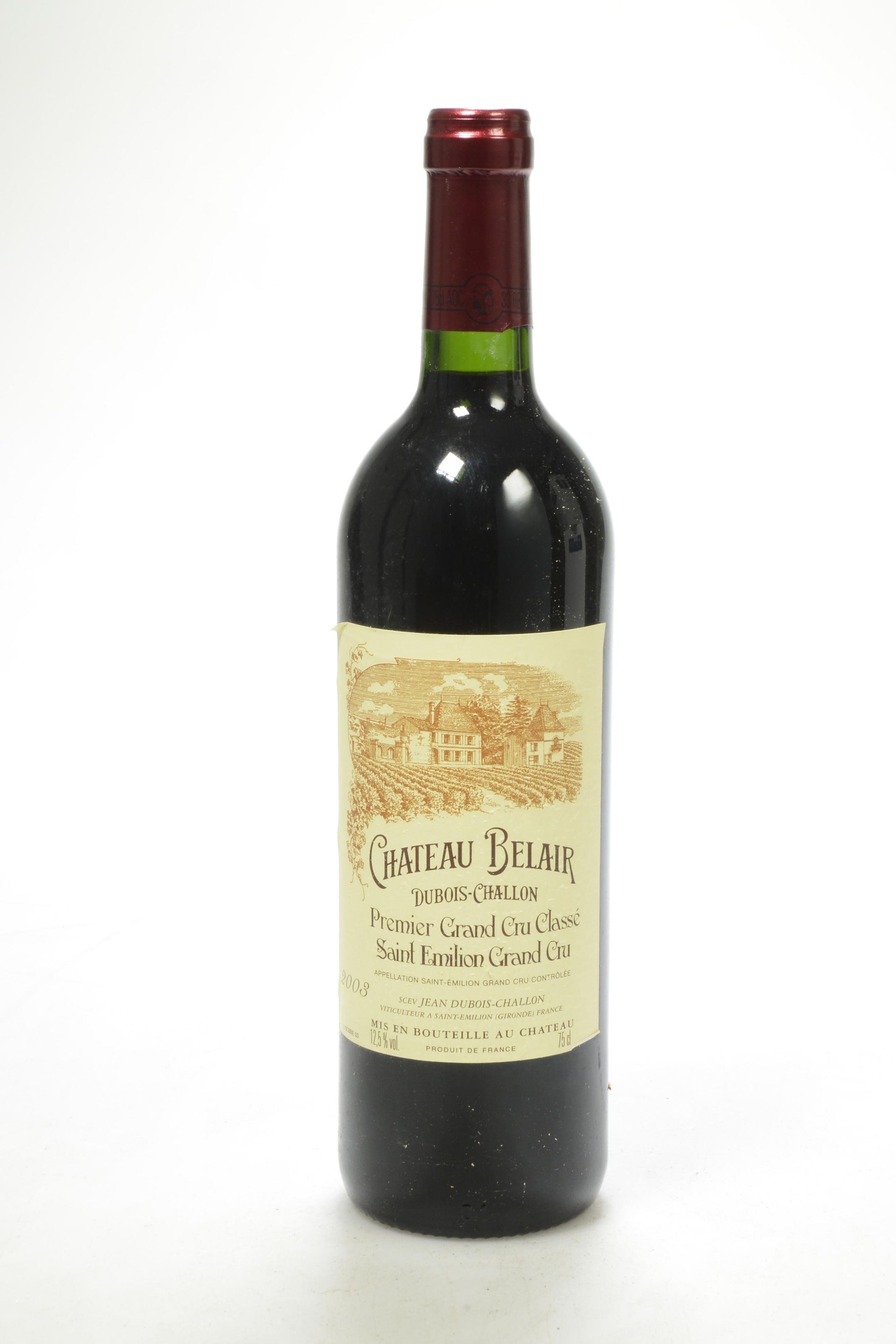 Château Belair 2003, SaintEmilion, 1er grand cru classé Christie’s