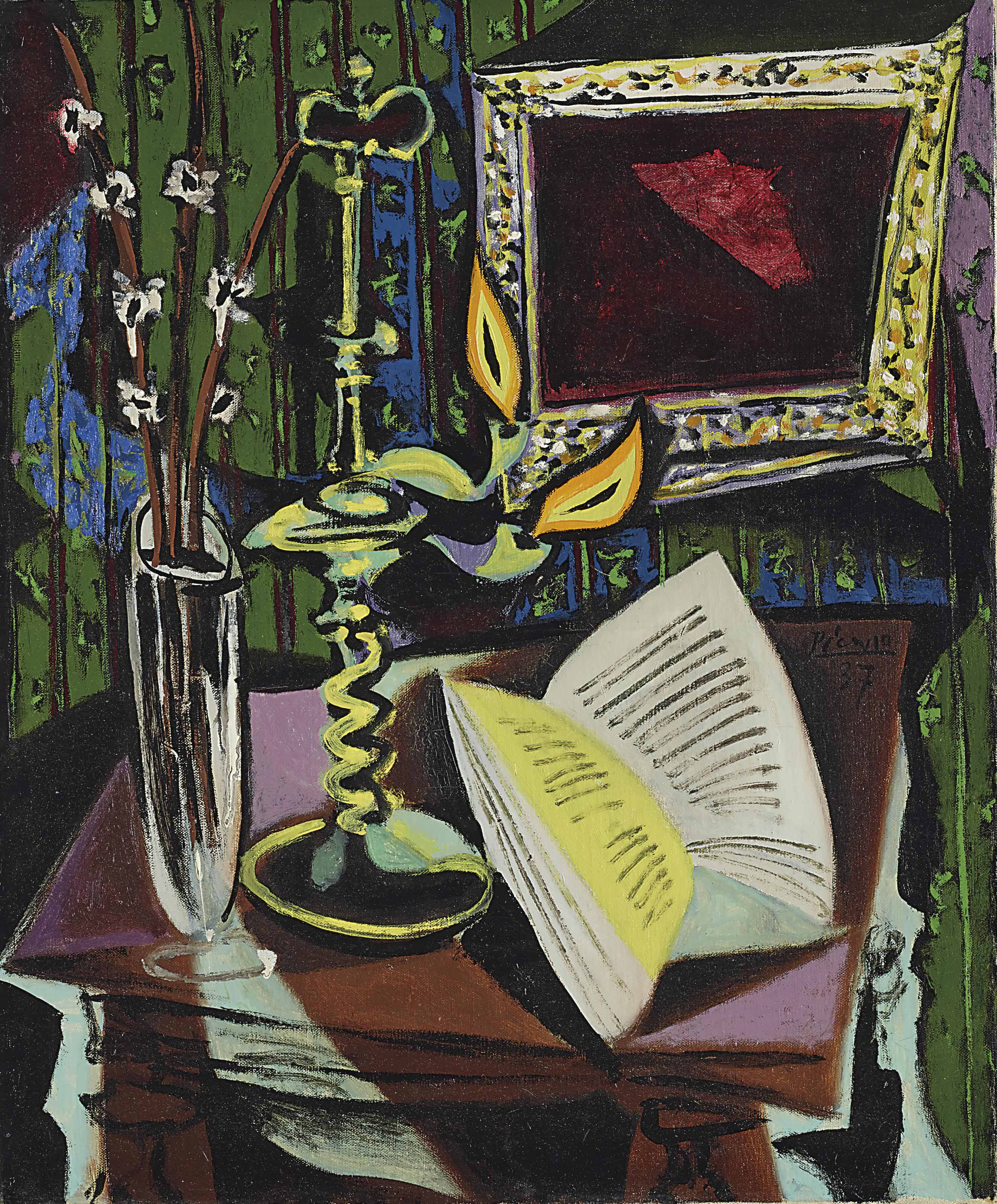 Pablo Picasso 1881 1973 Nature Morte Au Chandelier 1930s