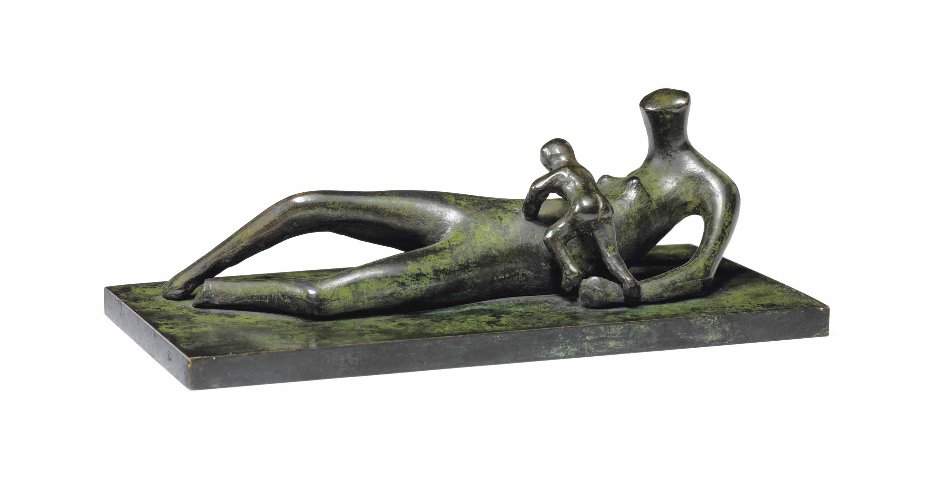 Reclining Mother and Child IV
