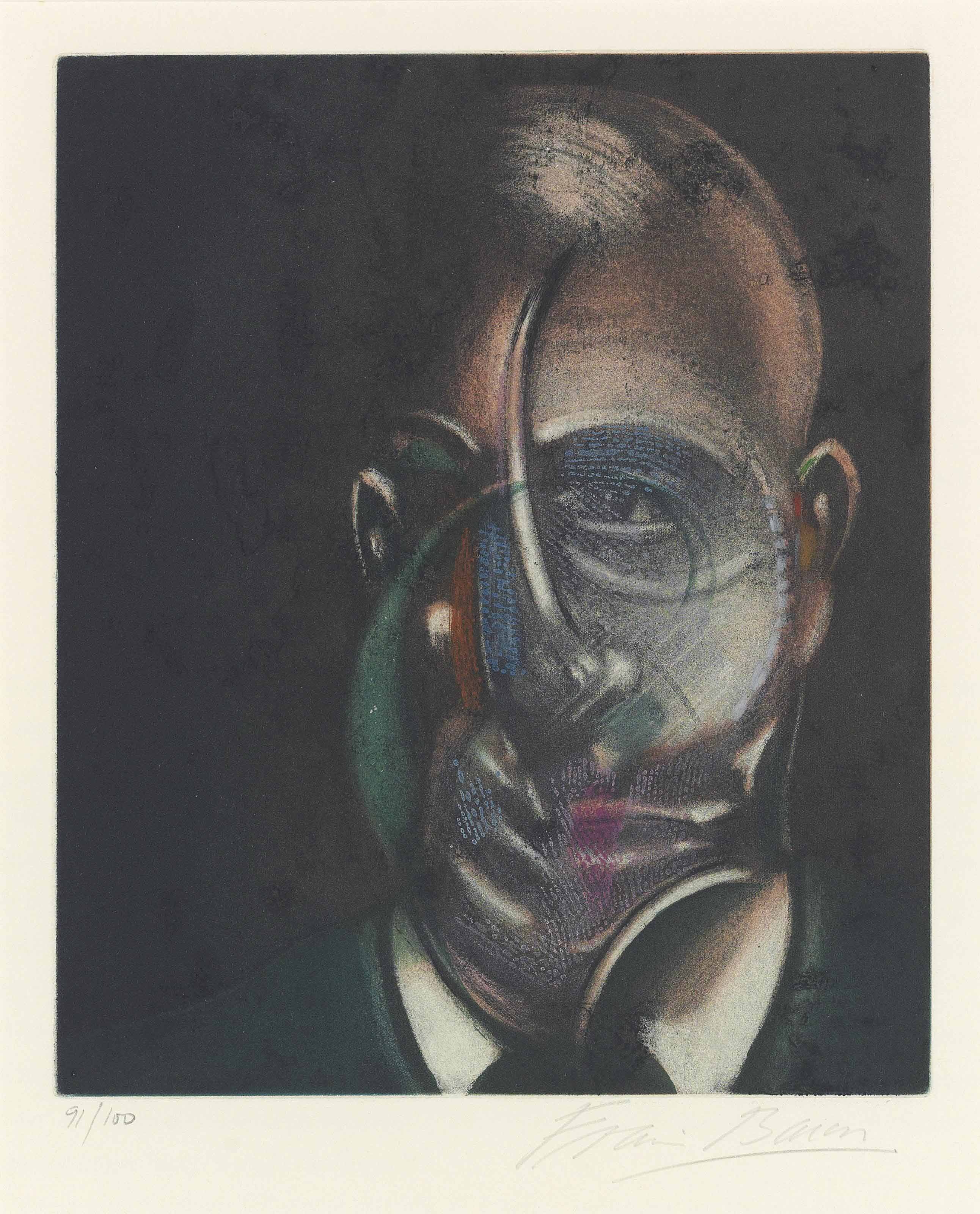 Francis Bacon 1909 1992 Portrait Of Michel Leiris Sabatier 2 1970s Prints Multiples Christie S