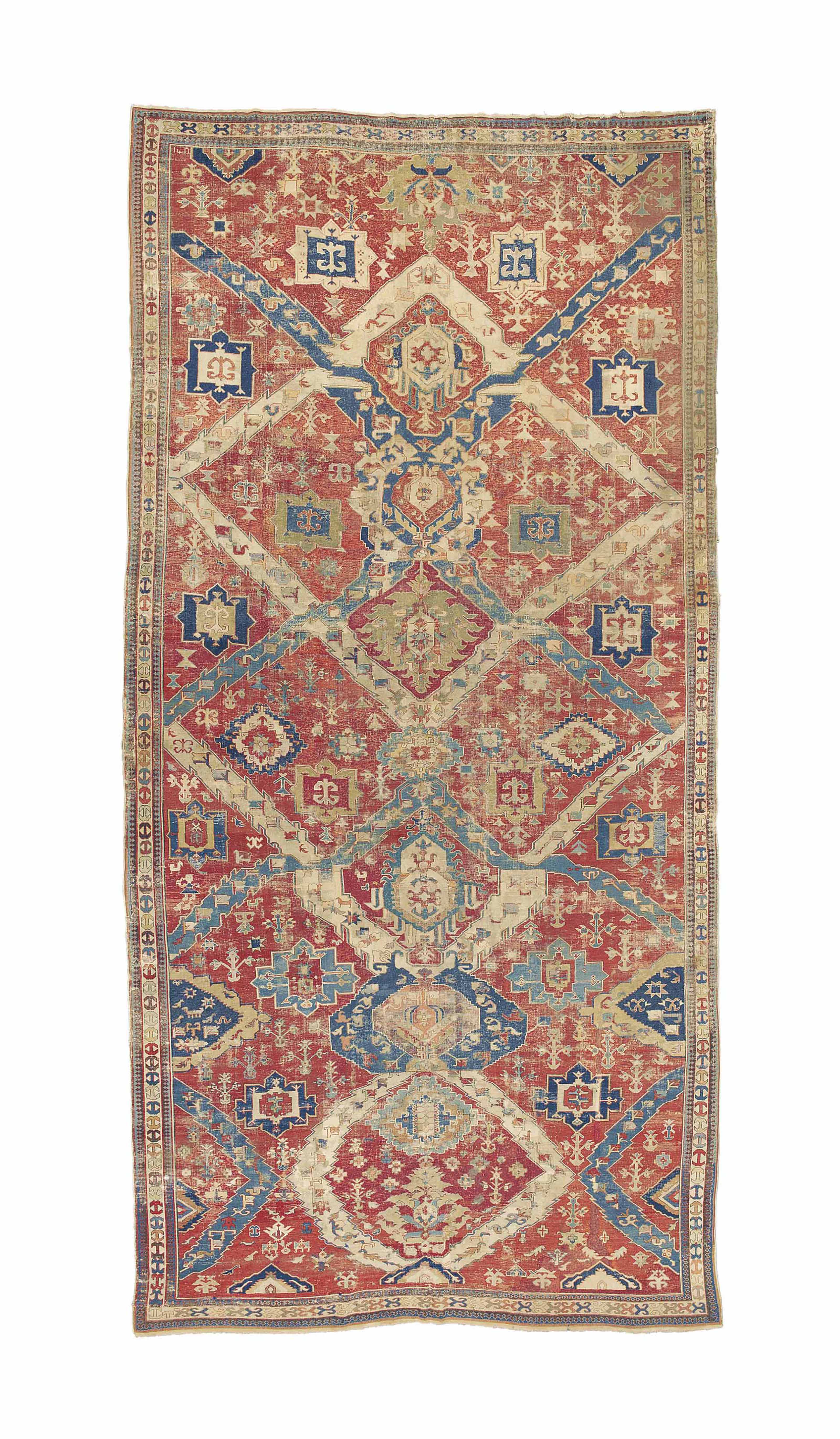 A CAUCASIAN 'DRAGON' CARPET , PROBABLY KARABAGH, SOUTH ...