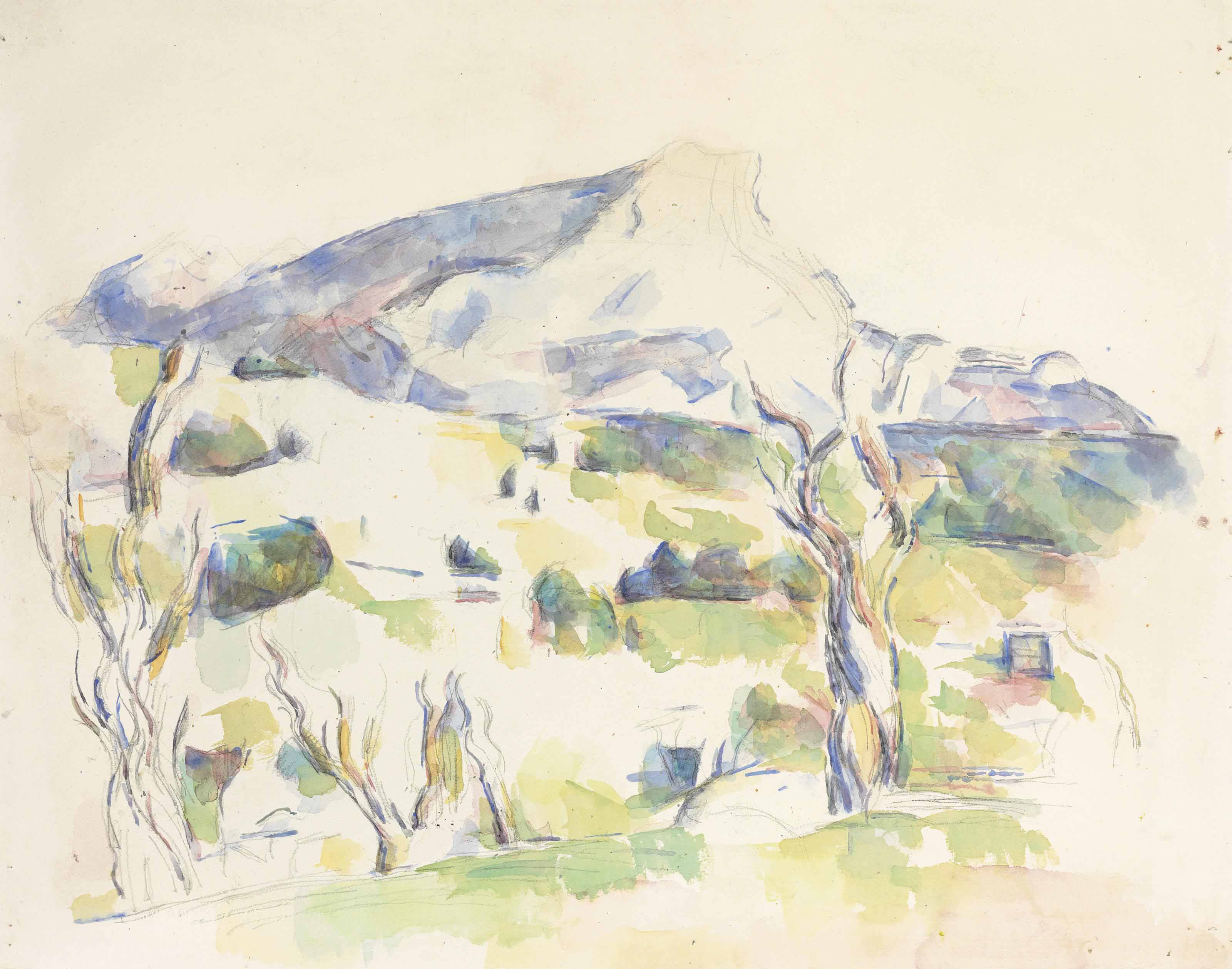Paul Cezanne 1839 1906 La Montagne Sainte Victoire Vue Des