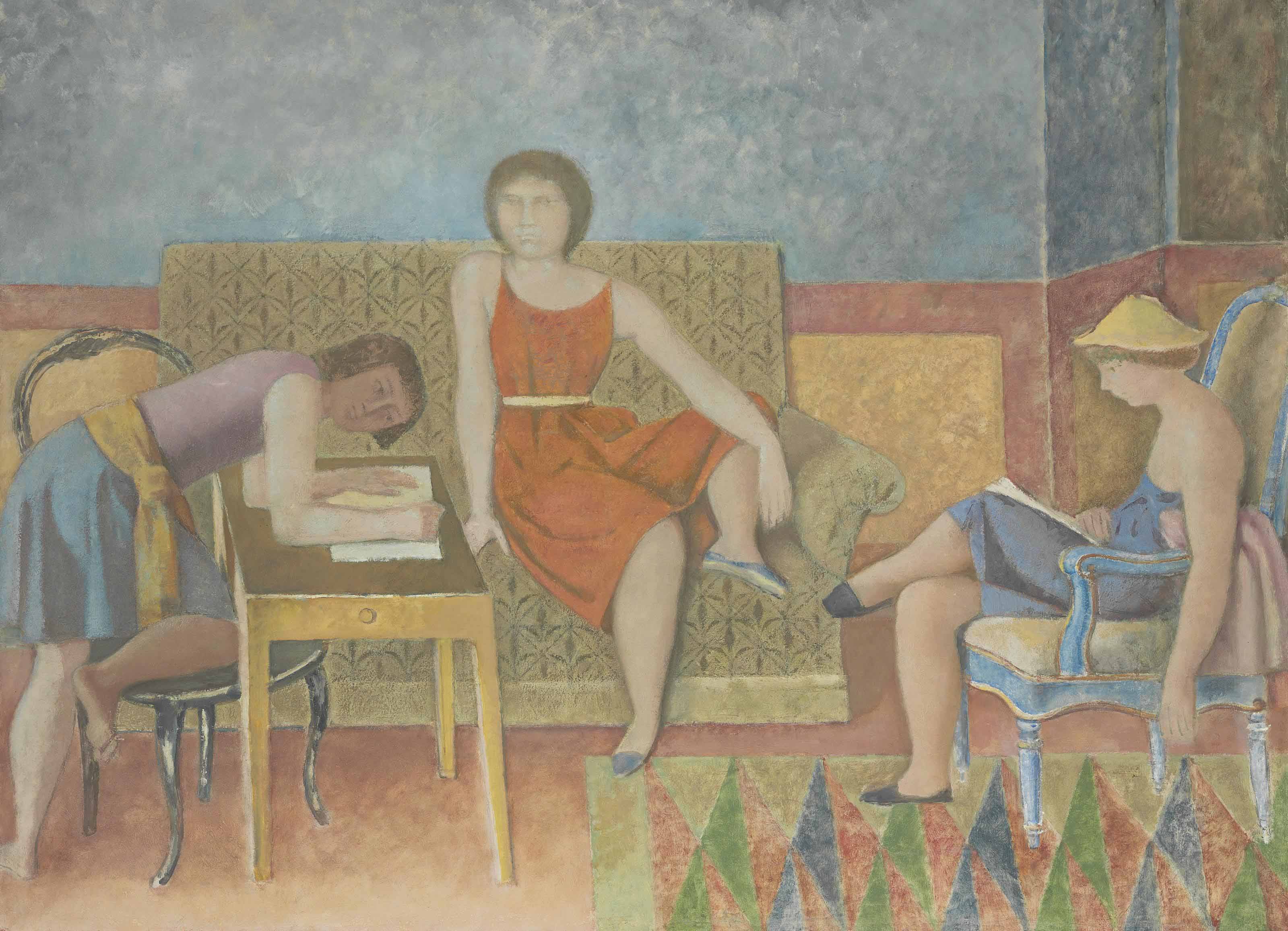 Balthus (Balthasar Klossowski de Rola 1908-2001), Les trois
