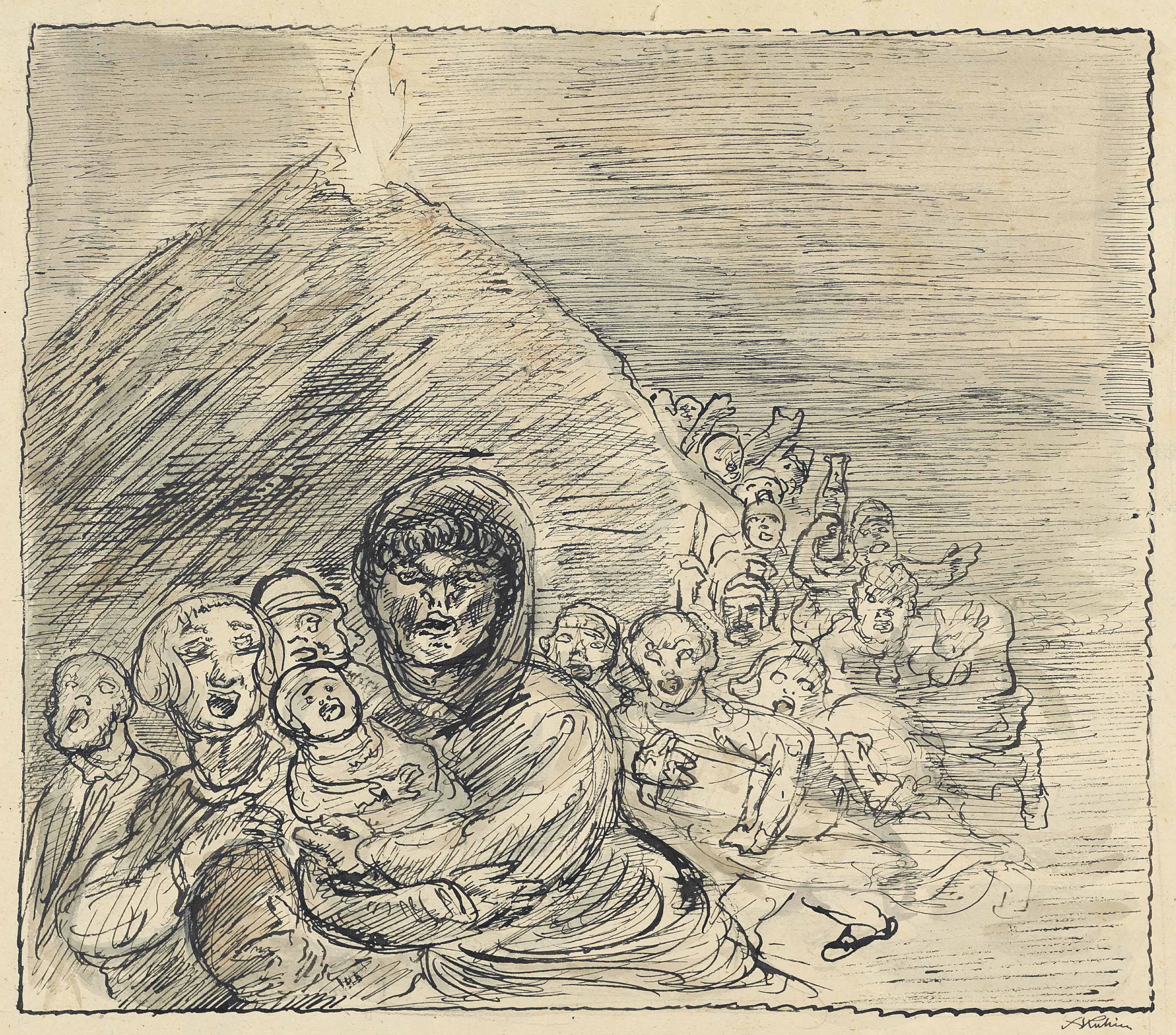 Alfred Kubin (18771959) , Entwurf zu 'Zeichen' Christie's