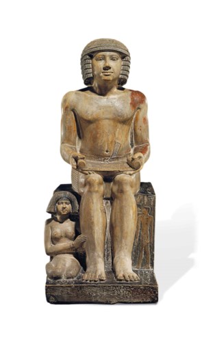AN EXCEPTIONAL EGYPTIAN PAINTE