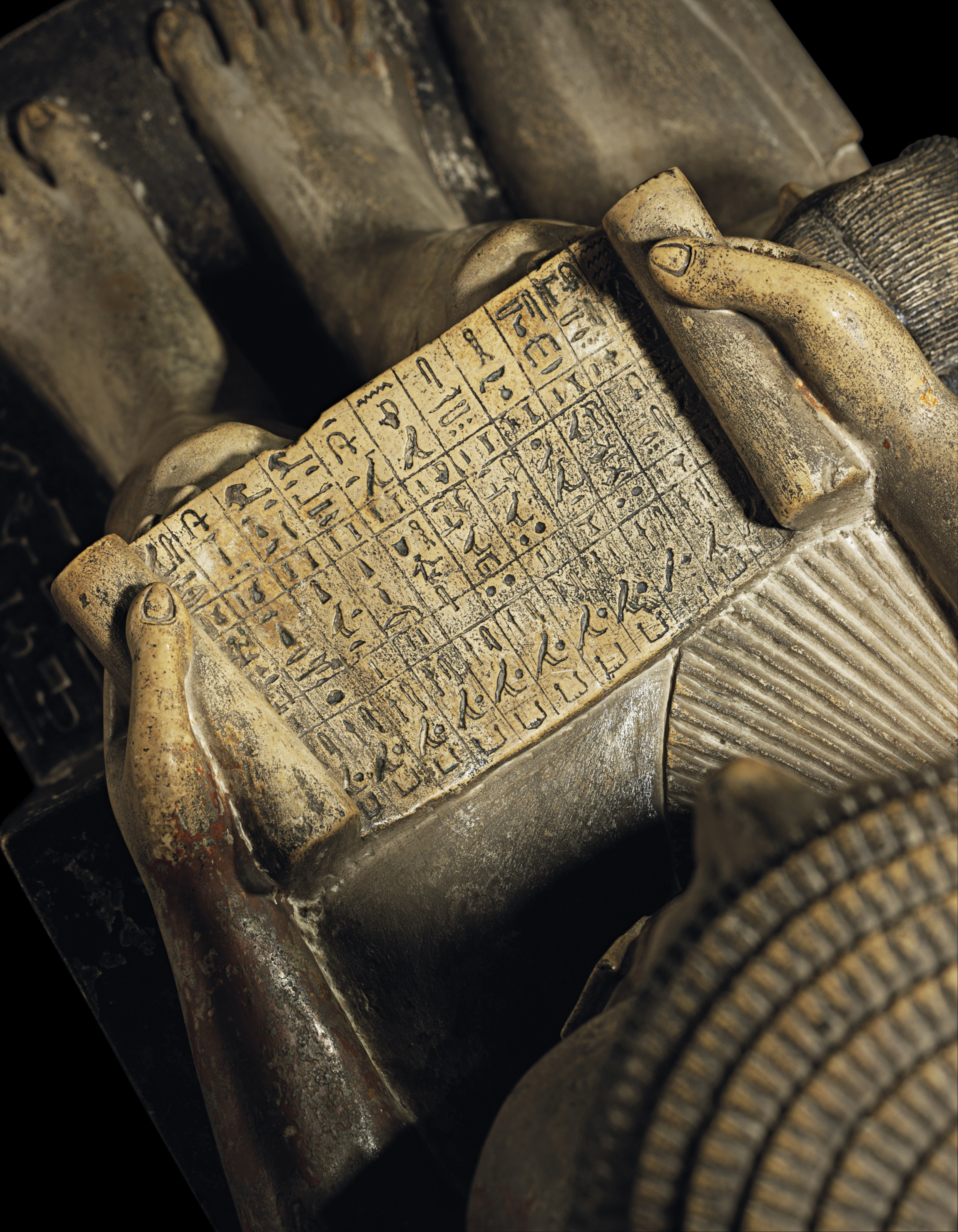 an-exceptional-egyptian-painted-limestone-statue-for-the-inspector-of