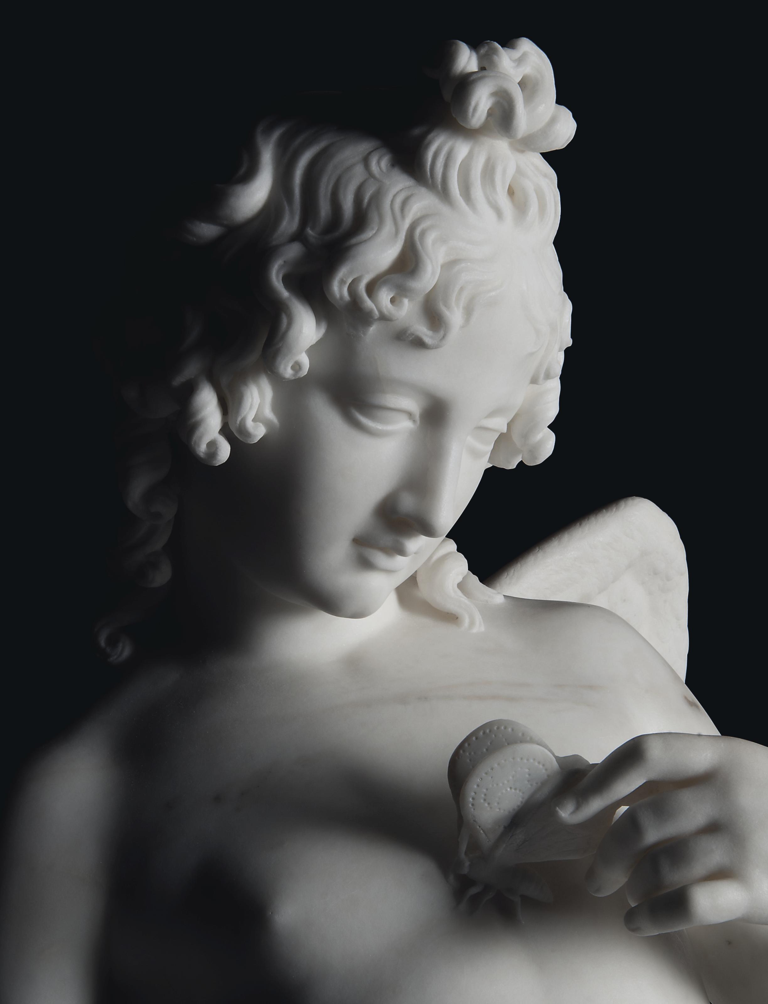 A Life Size Marble Figure Of Cupid Entitled Love Tormenting The Soul By John Gibson 1790 1866 Rome Circa 1837 Early 19th Century Sculptures Statues Figures Christie S