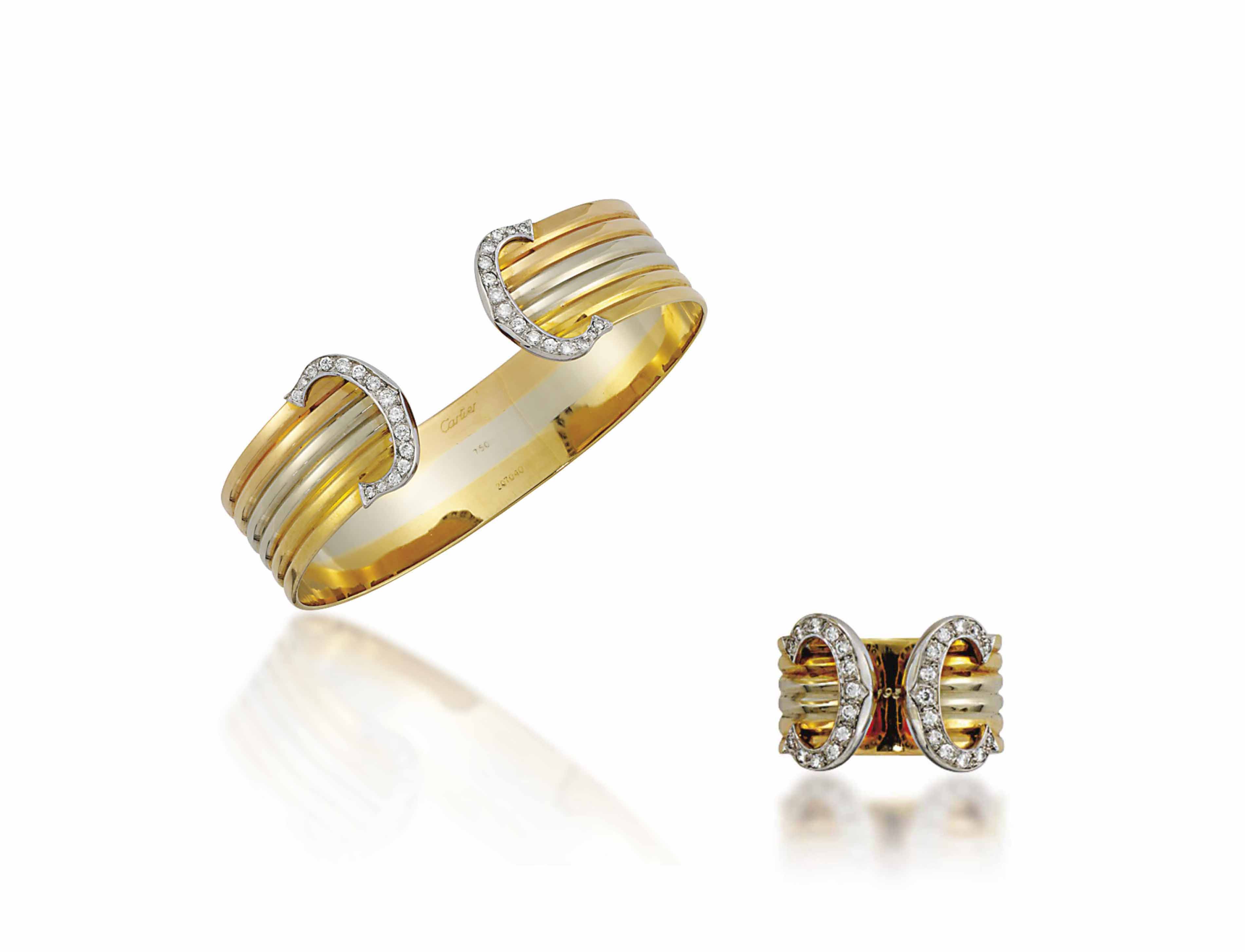 cartier bangle and ring