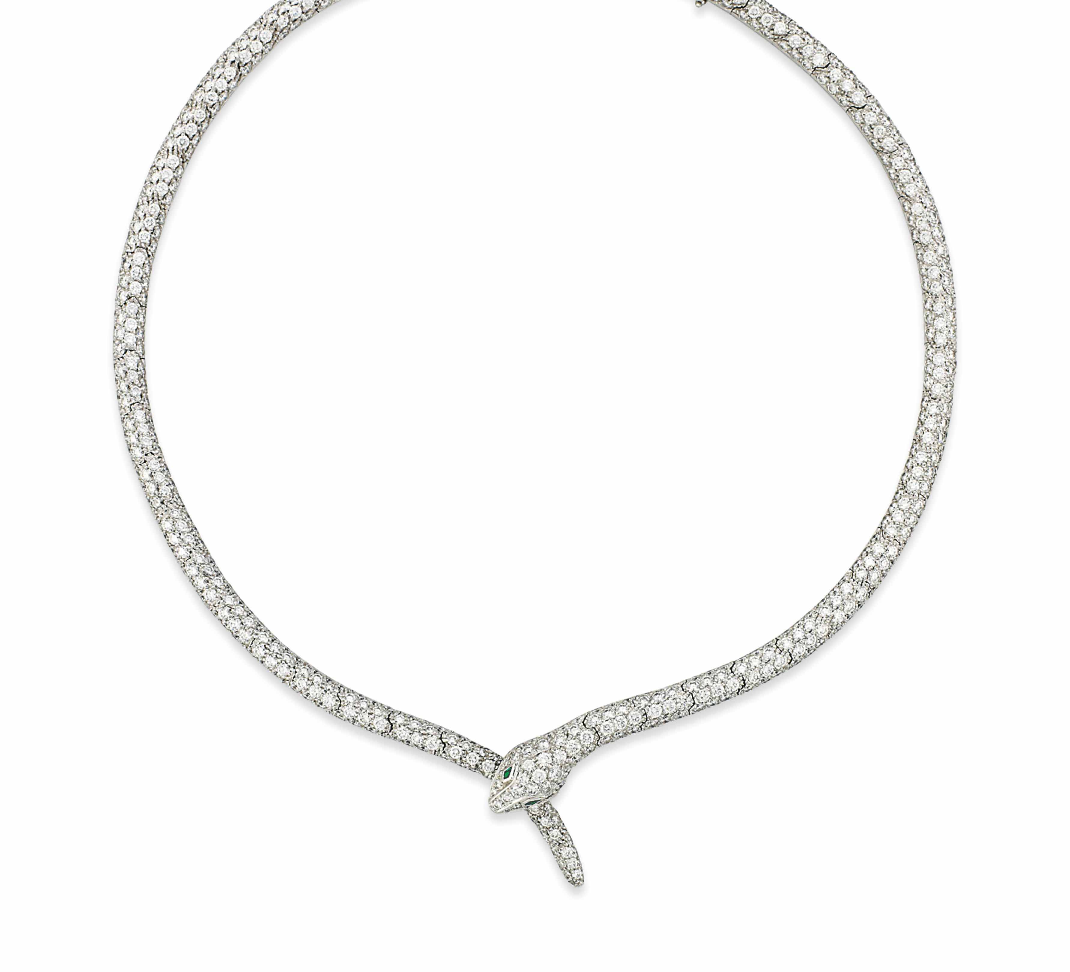 A DIAMOND SNAKE NECKLACE, BY BOUCHERON Christie's
