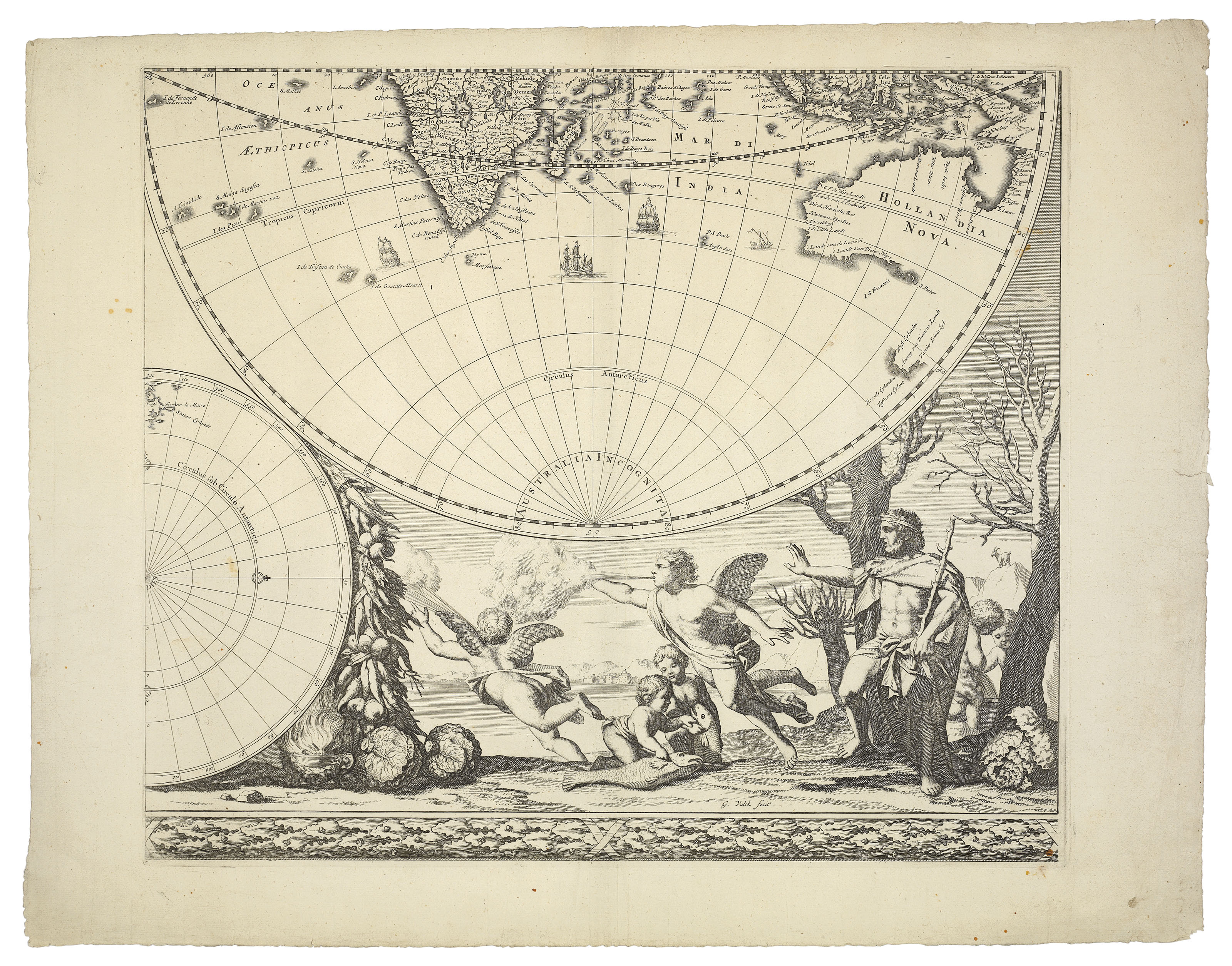 WIT, Frederick de (16301706) and Gerard VALCK (16521726). Orbis