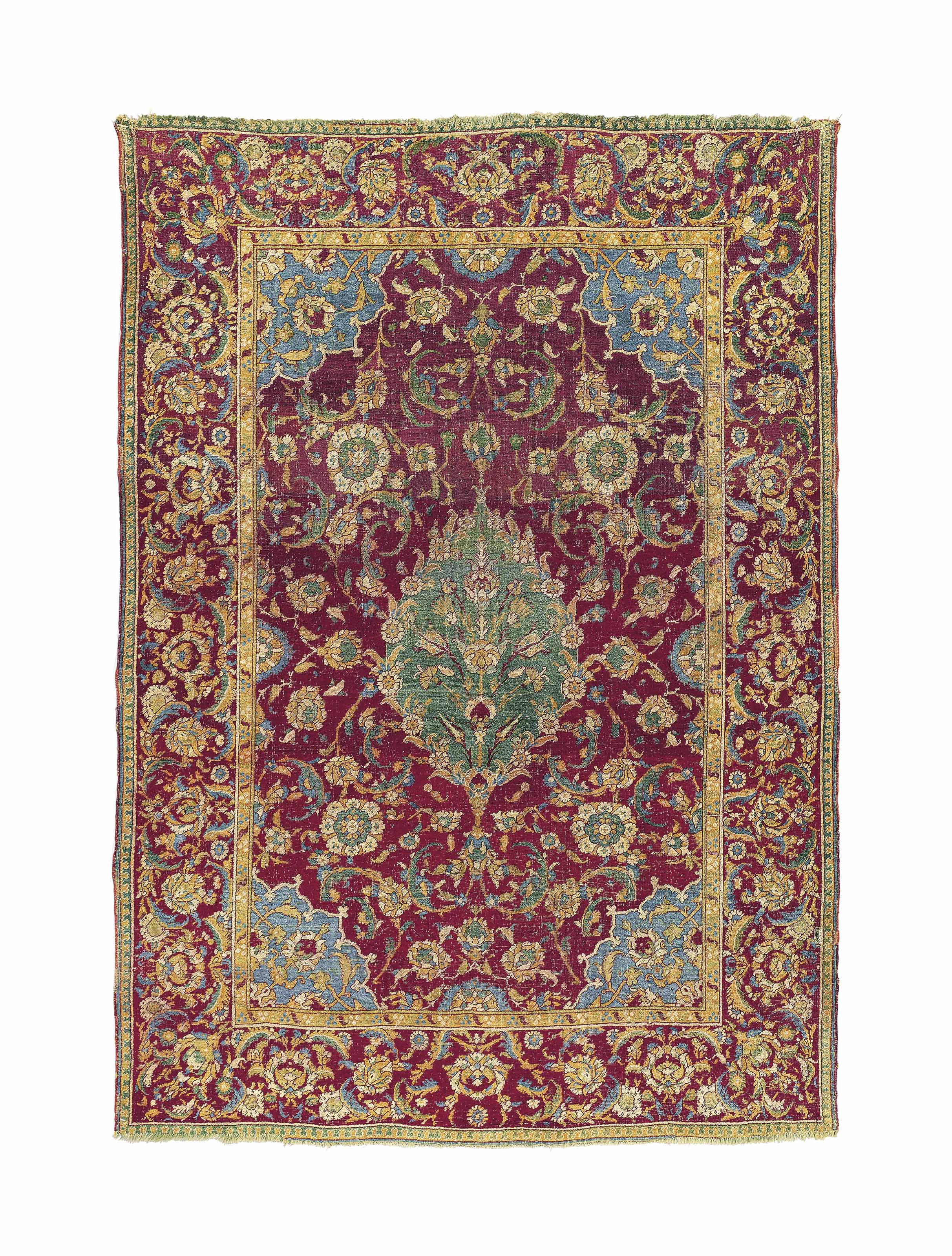A CAIRENE RUG , OTTOMAN EGYPT, LATE 16TH OR EARLY 17TH CENTURY Christie's