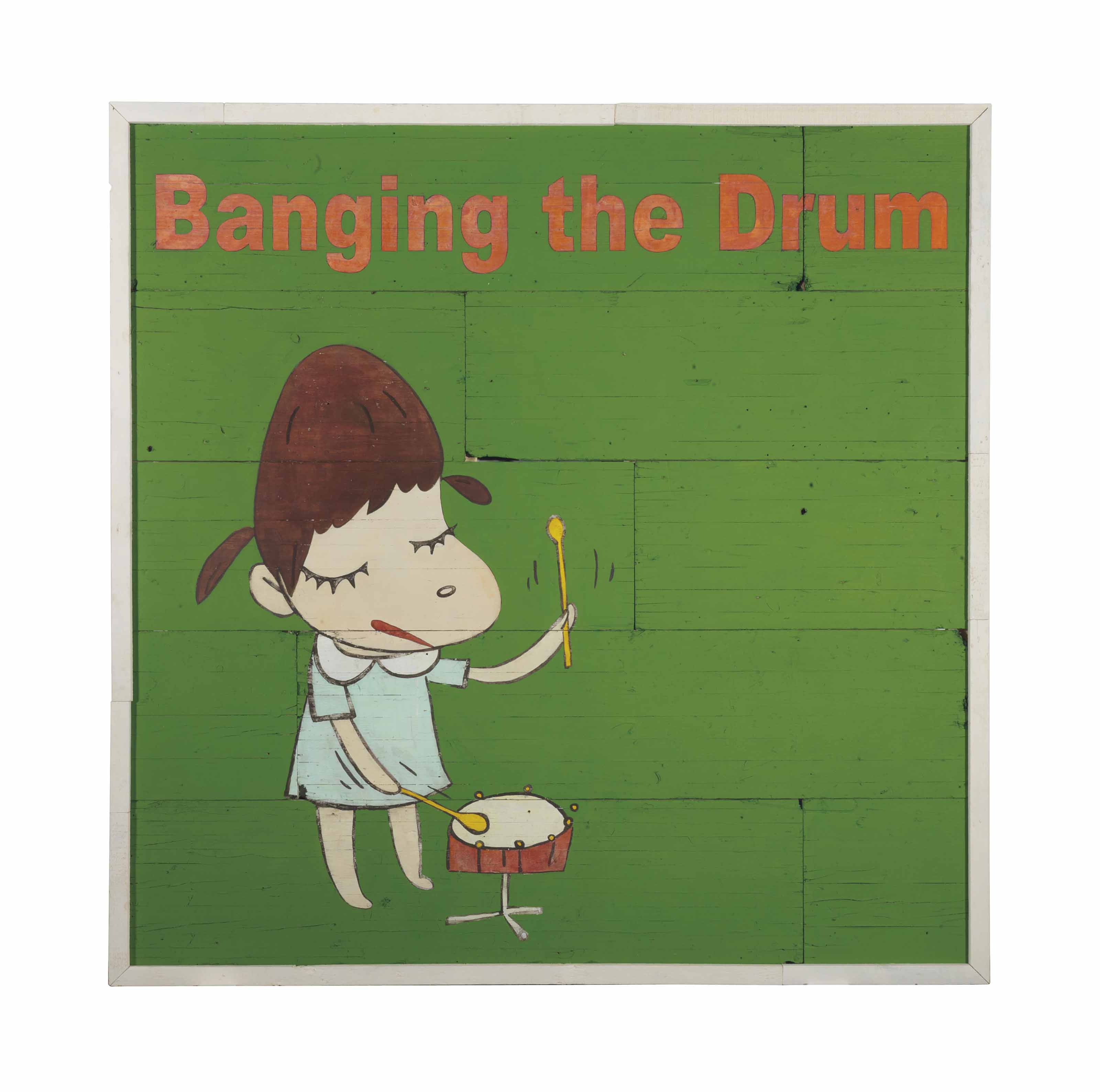 Yoshitomo Nara (b. 1959), Banging the Drum | Christie's