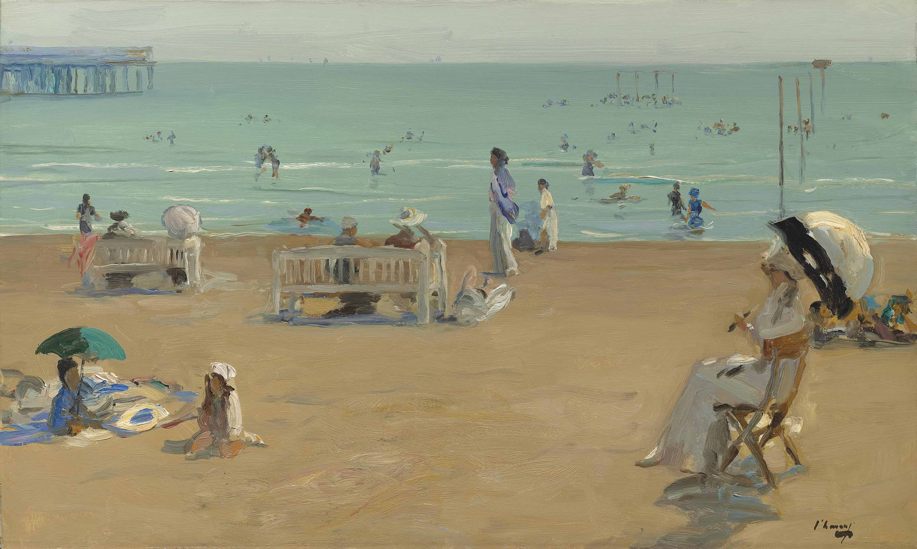 Sir John Lavery, R.A., R.S.A., R.H.A. (18561941) , The Bathing Hour