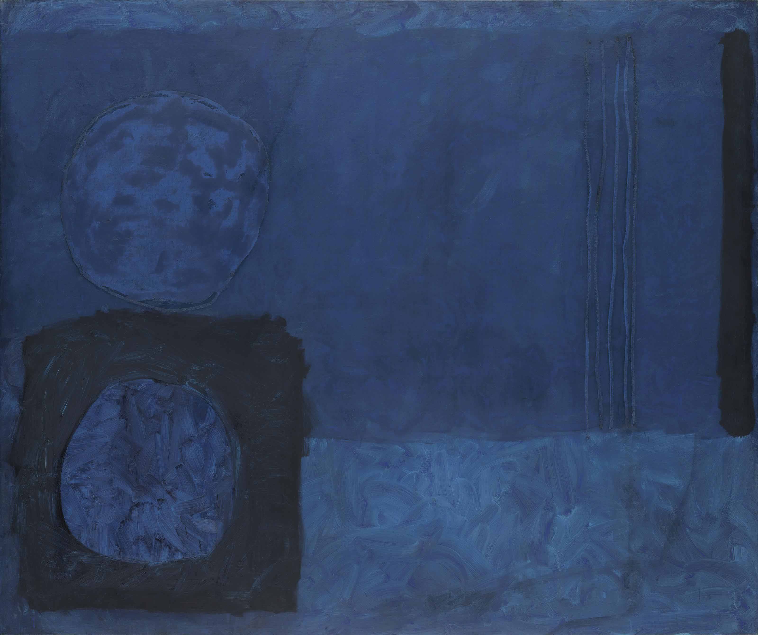 Patrick Heron 1920 1999 Blue November Painting Nov 1963