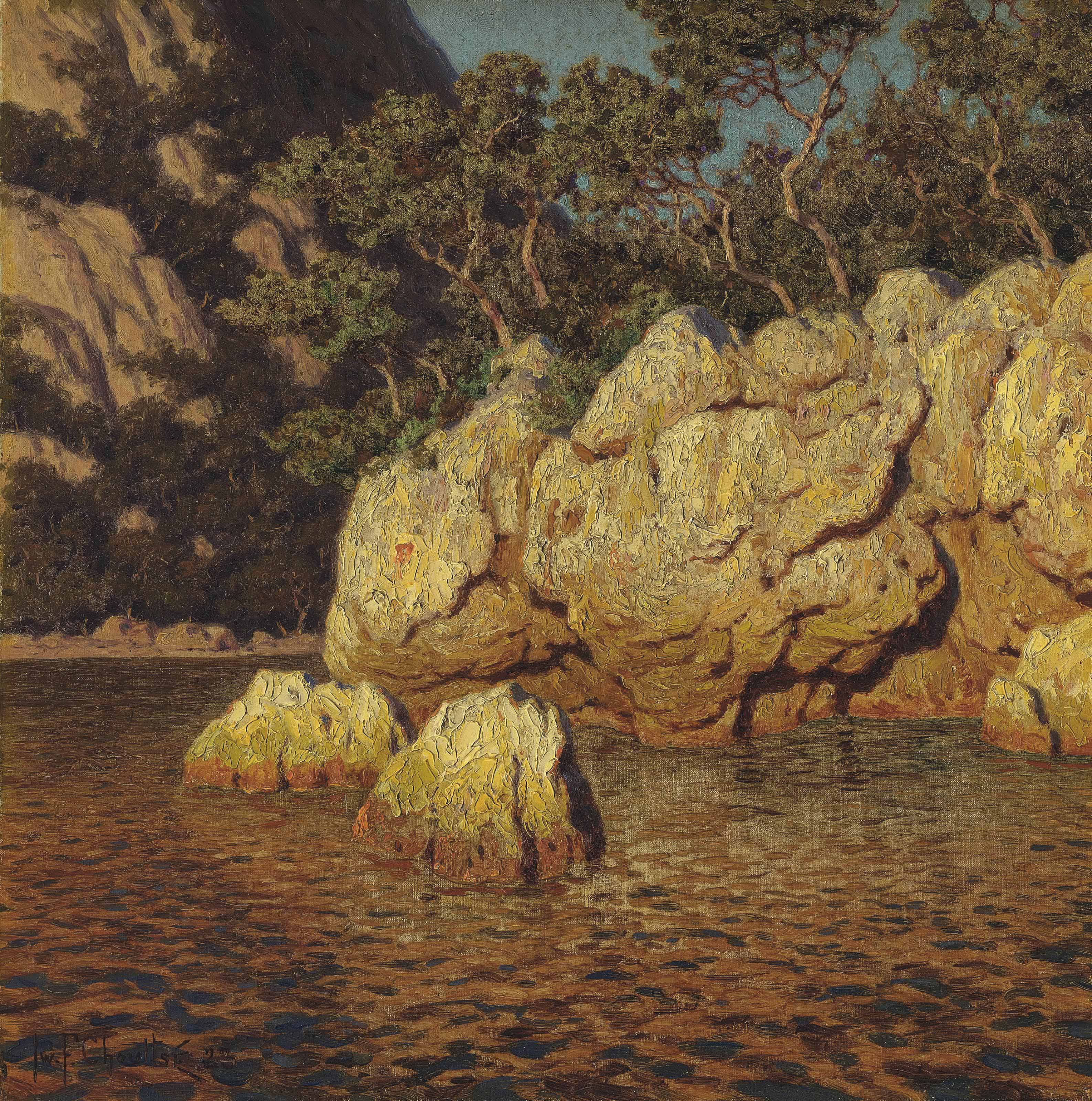 Ивана побережье. Иван Фёдорович Шультце (1874-1939. Художник Шультце Иван Федорович. Шультце Булонский лес. Иван Фёдорович Шультце море.