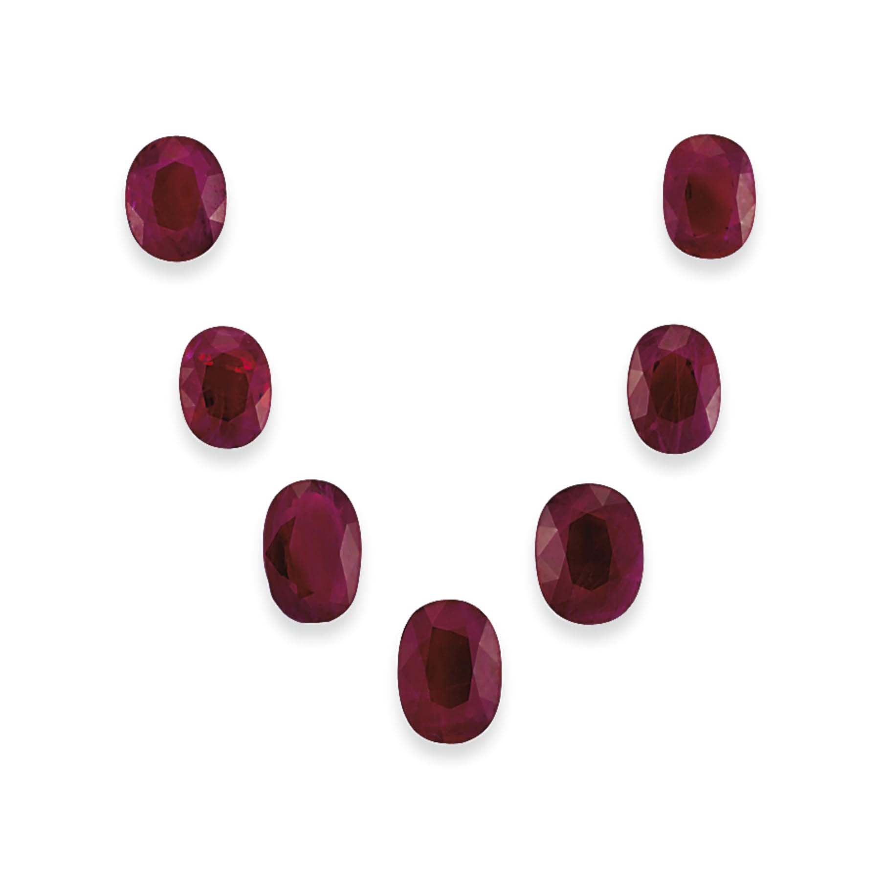A GROUP OF LOOSE FACETED RUBIES | Christie's