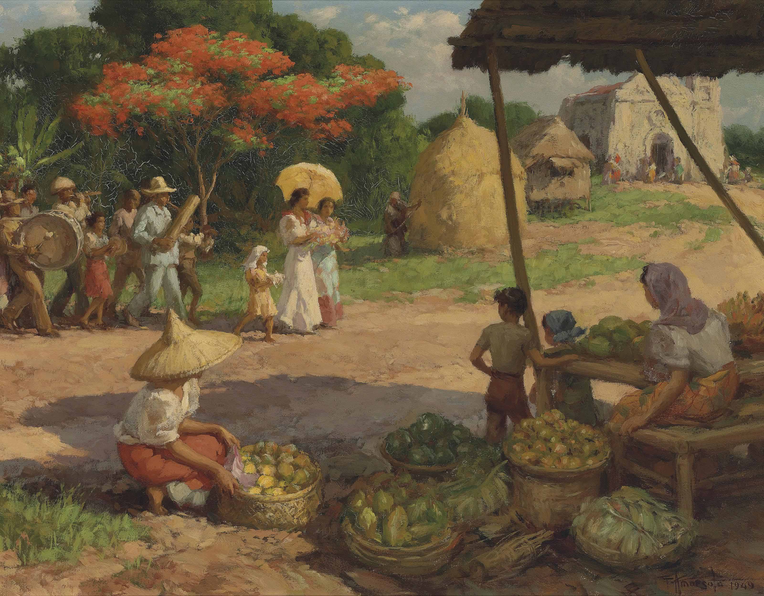 Fernando Cueto Amorsolo (1892-1972) , The Marriage ...