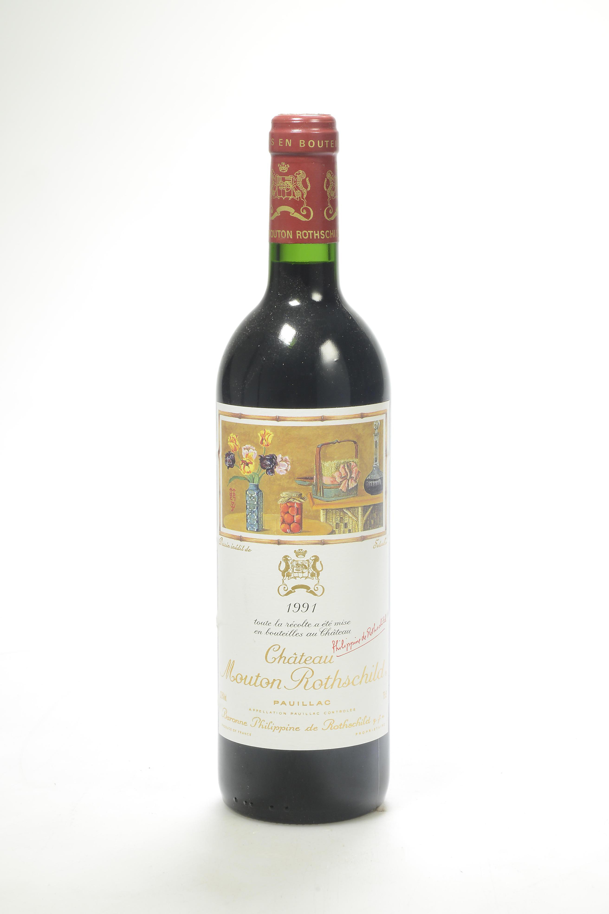 Château MoutonRothschild 1991, Pauillac, 1er cru classé Christie’s