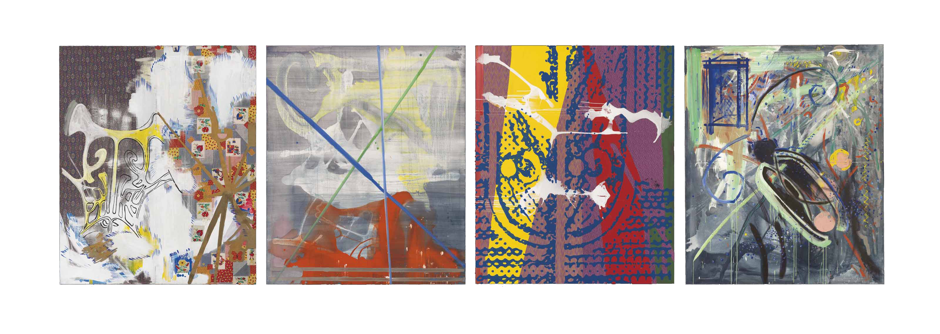 Sigmar Polke 1941 2010 Ohne Titel Sommerbilder I Iv No 1 4