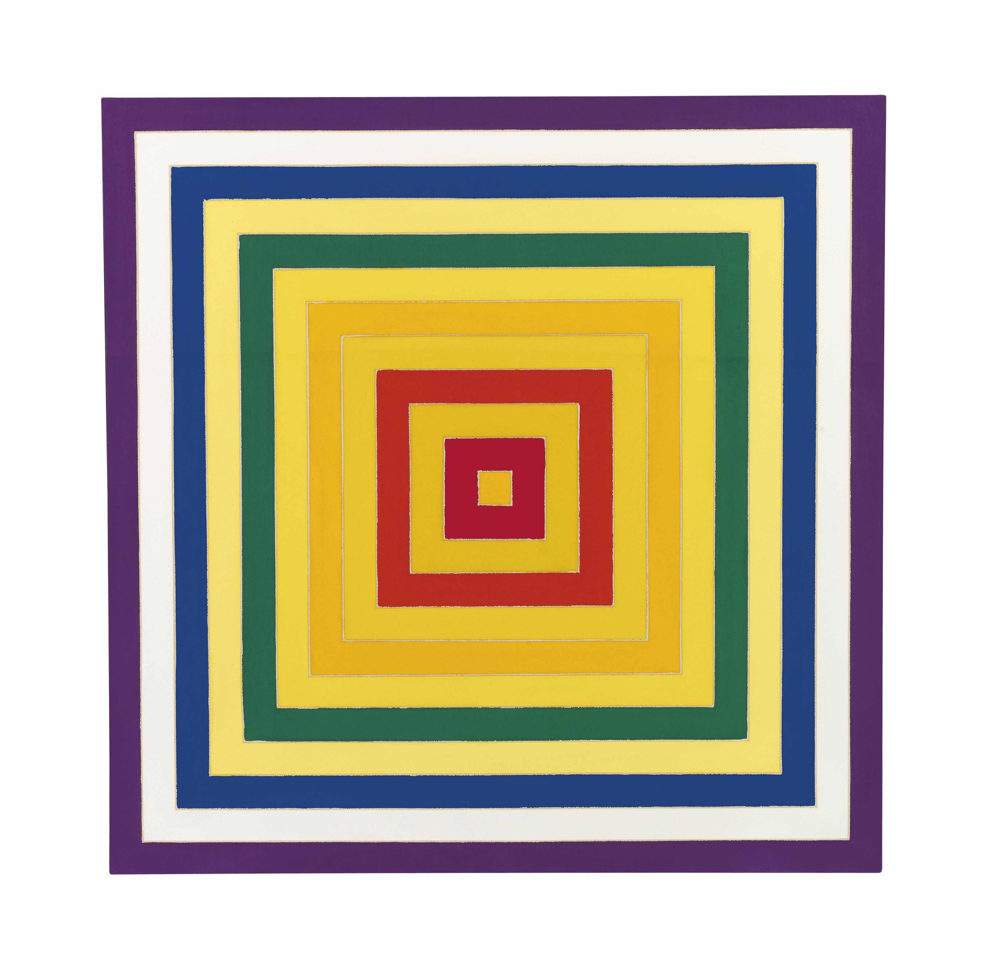 Frank Stella B 1936 6 Scramble Ascending Yellow Values