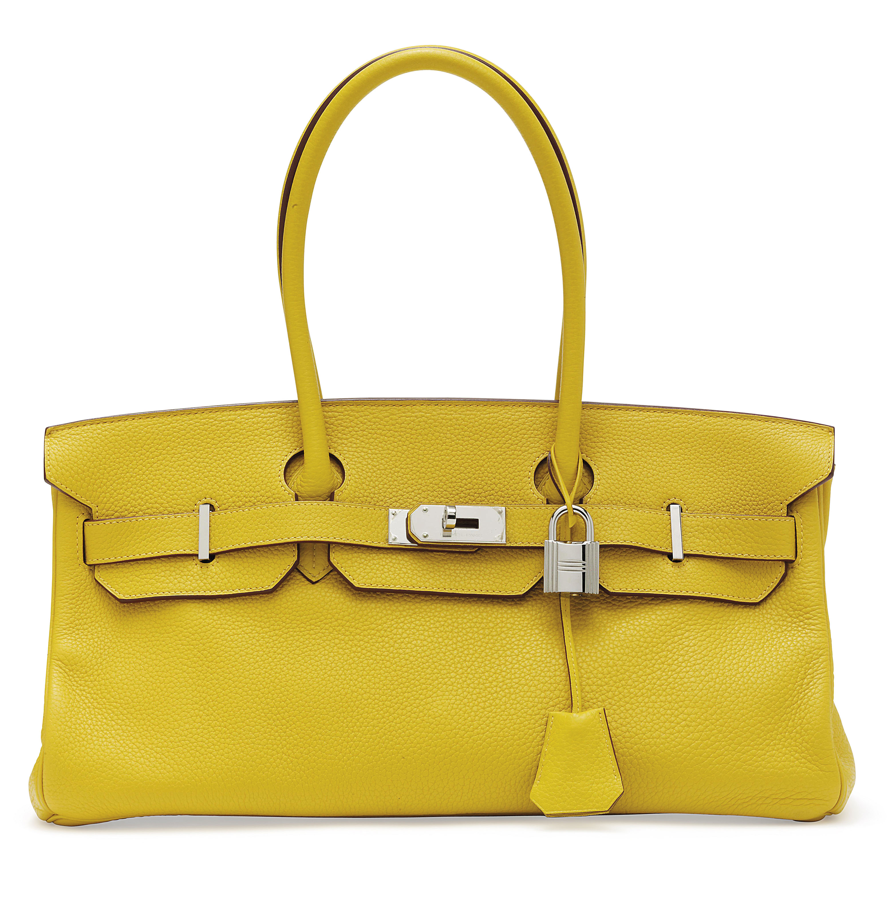 A YELLOW LEATHER SHOULDER BIRKIN II BAG, HERMÈS, 2009 | Christie's
