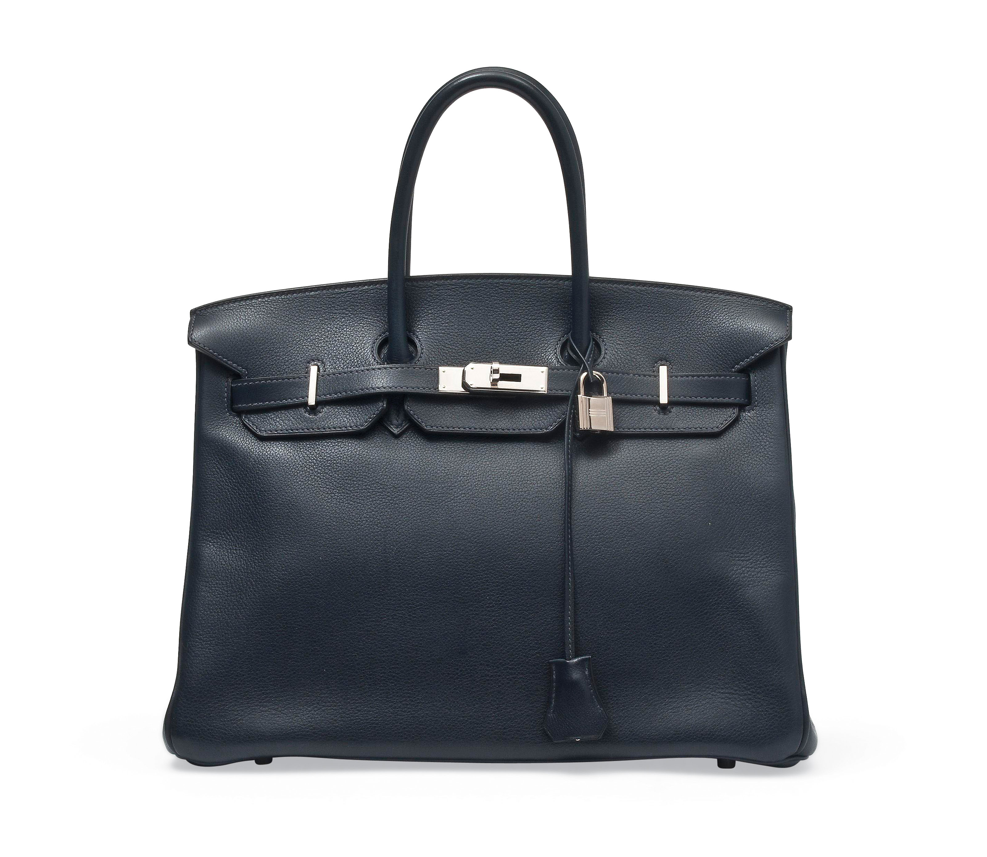 A DARK BLUE LEATHER BIRKIN BAG, HERMÈS, 1995 | Christie's