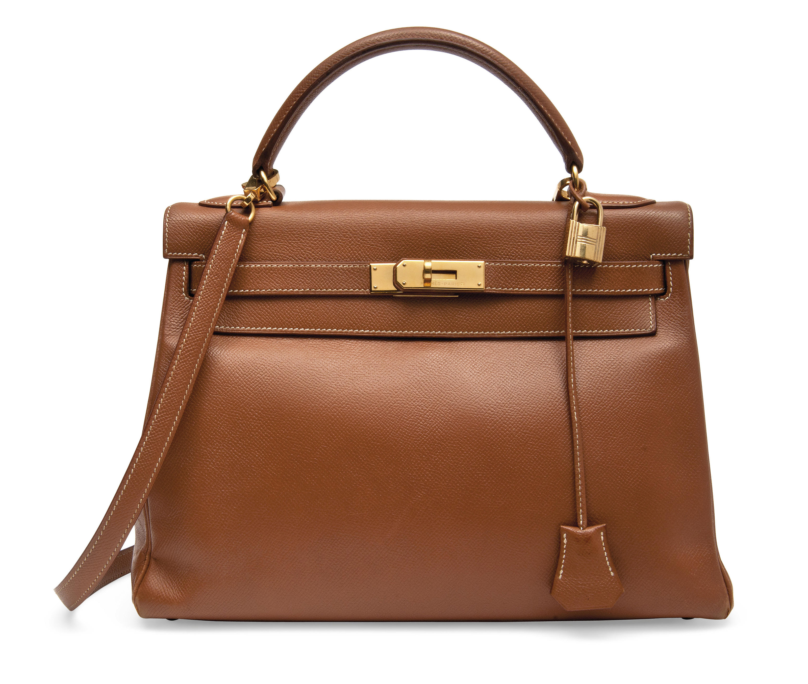 A GOLD COURCHEVEL LEATHER KELLY BAG HERMES 1997 Christie s