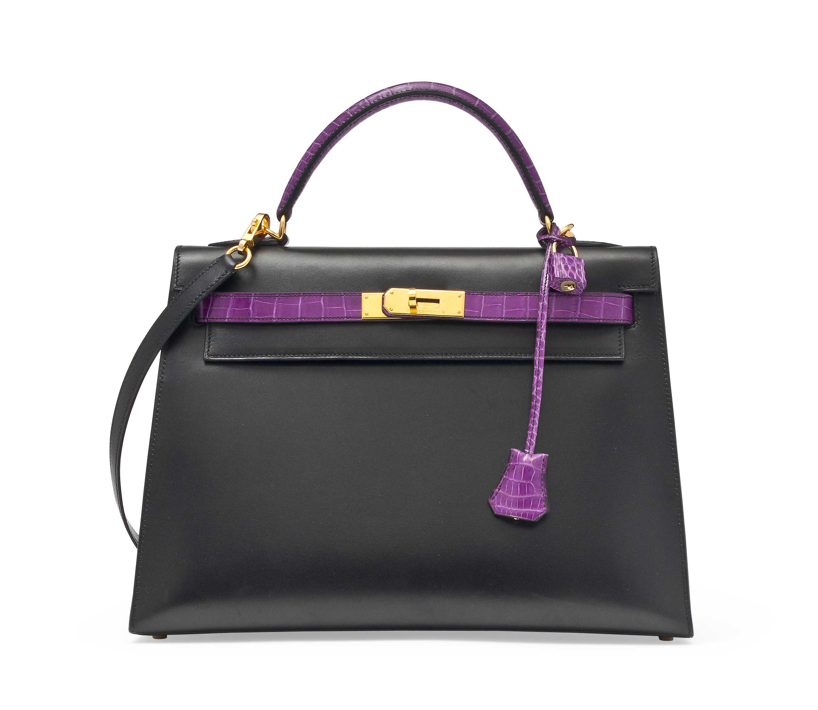 Hermes kelly black crocodile 2025