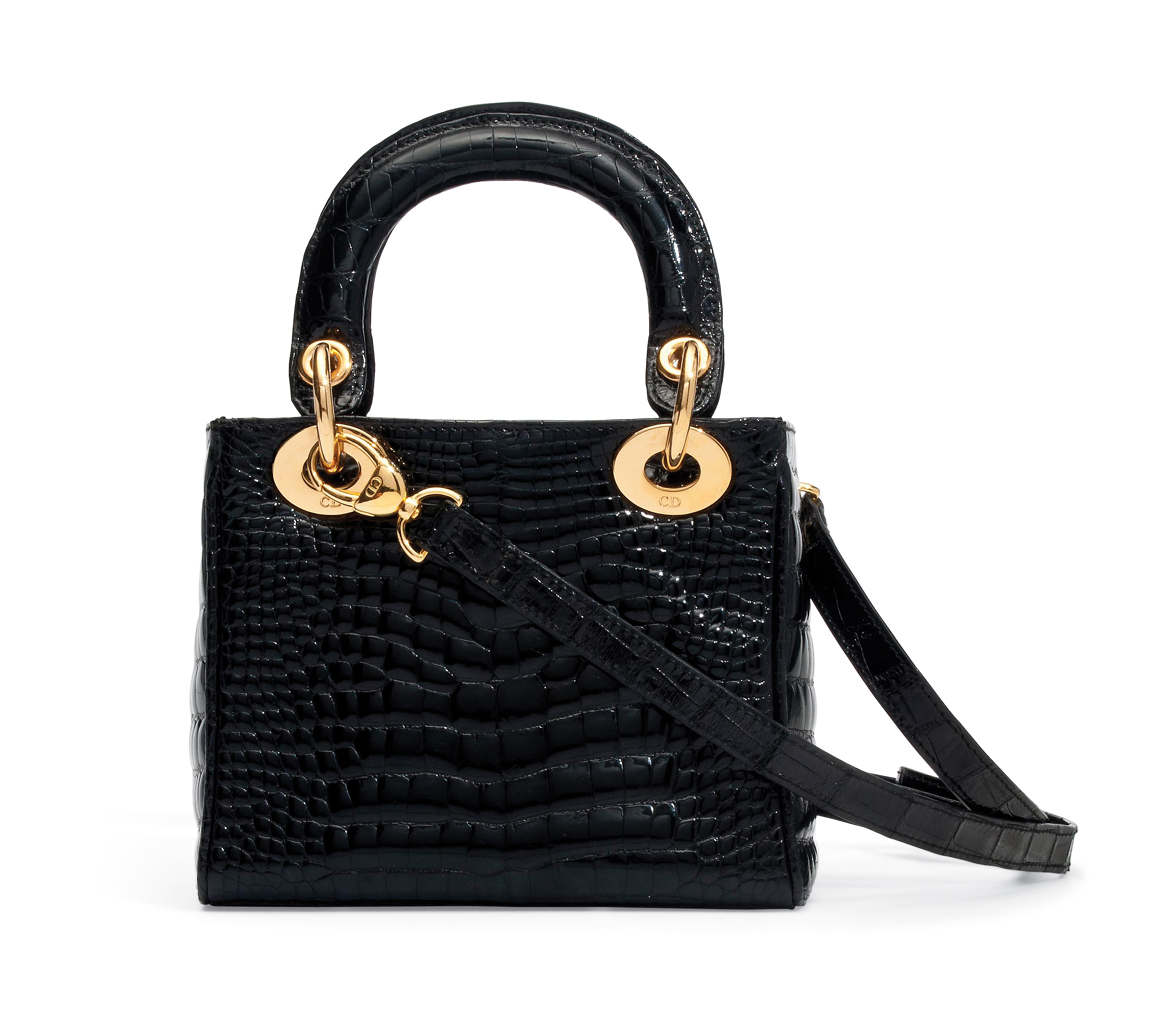 A BLACK CROCODILE LADY DIOR BAG CHRISTIAN DIOR 2012 Christie s