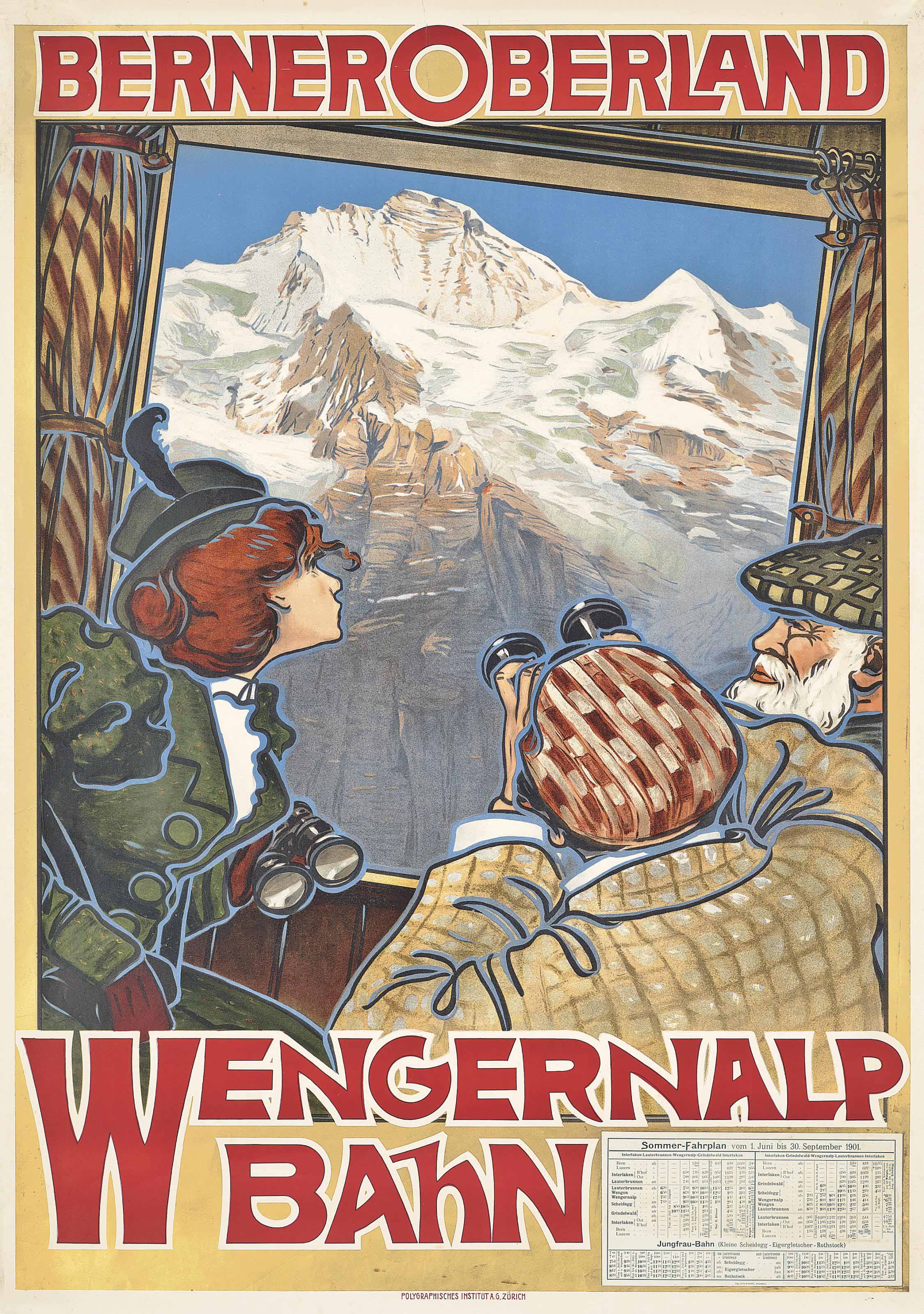 Anton Reckziegel 1865 1936 Via bern or lucerne to interlaken. anton reckziegel 1865 1936