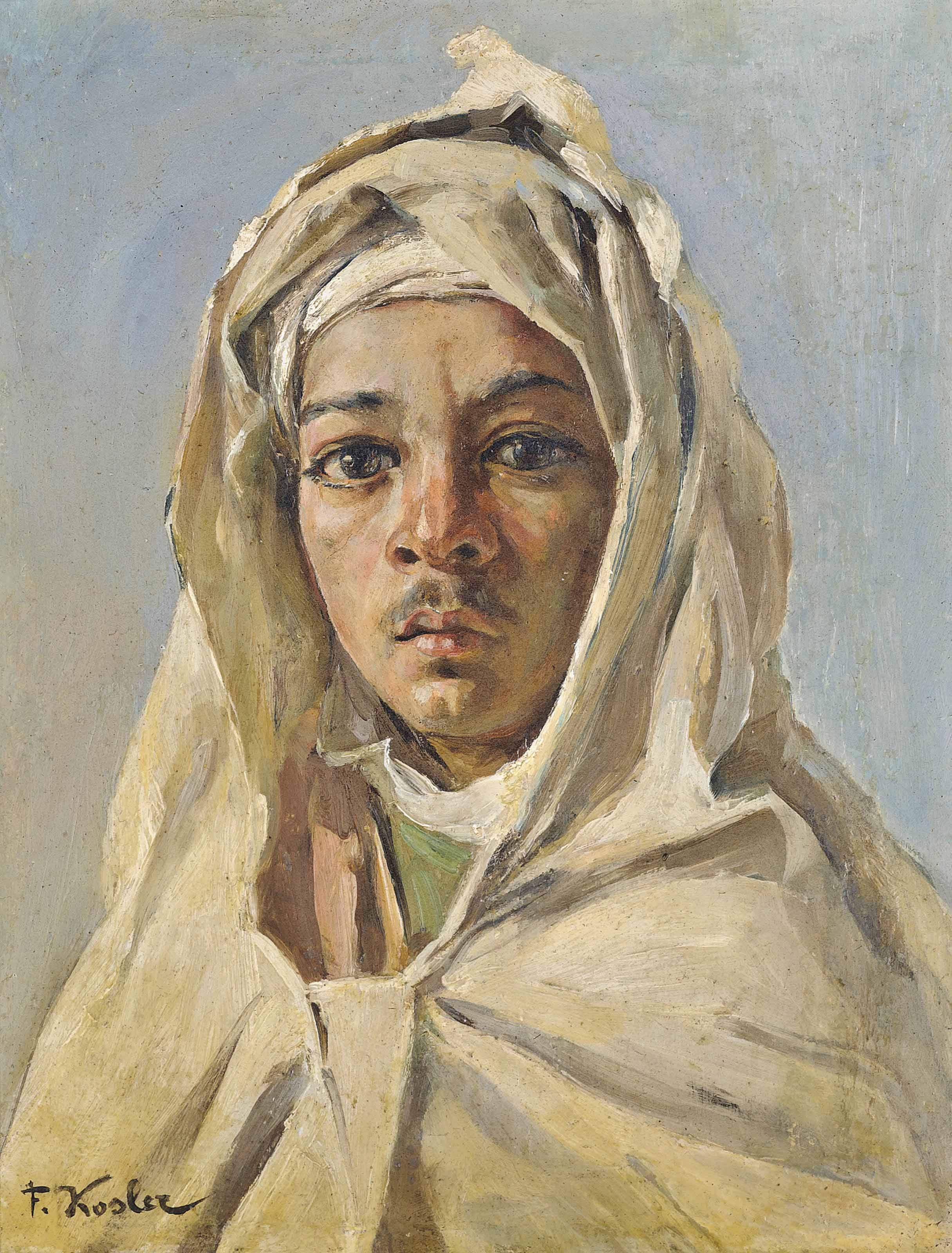 Franz Xavier Kosler (Austrian, 18641905) , A young Bedouin Christie's