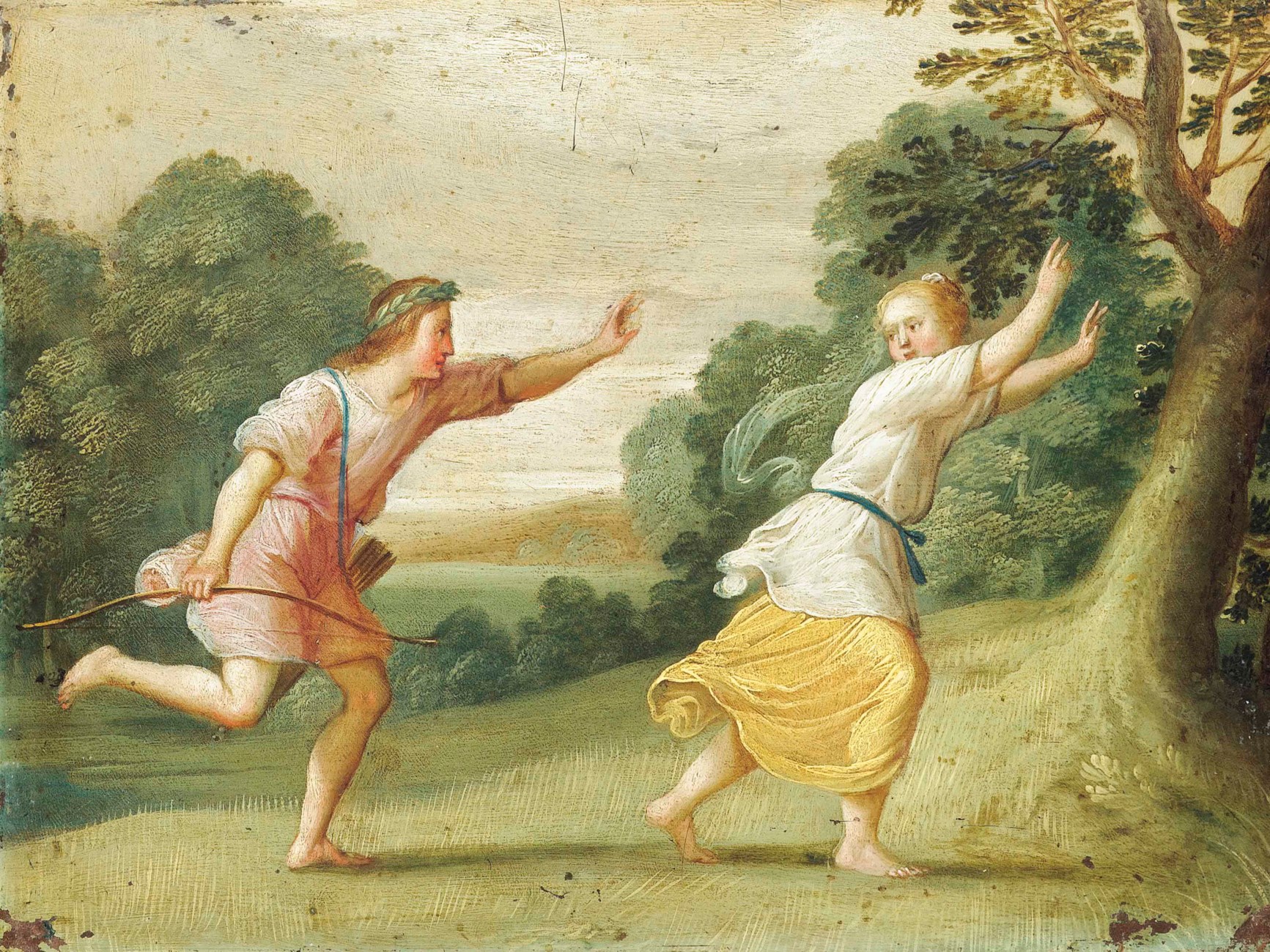 Antwerp School, early 17th Century, Apollo and Daphne Christie's