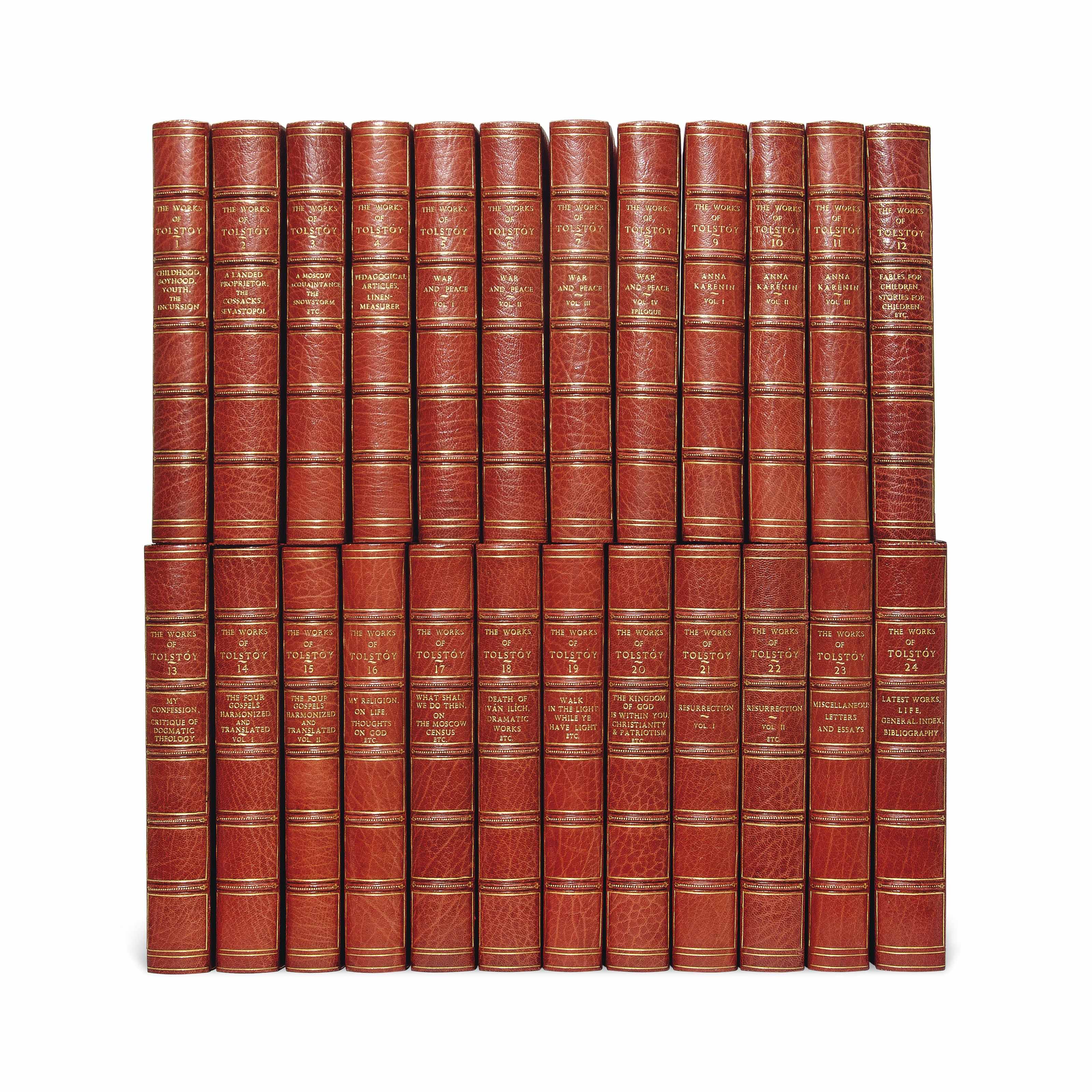 TOLSTOY, Leo (18281910). The Complete Works. London G. J. Howell