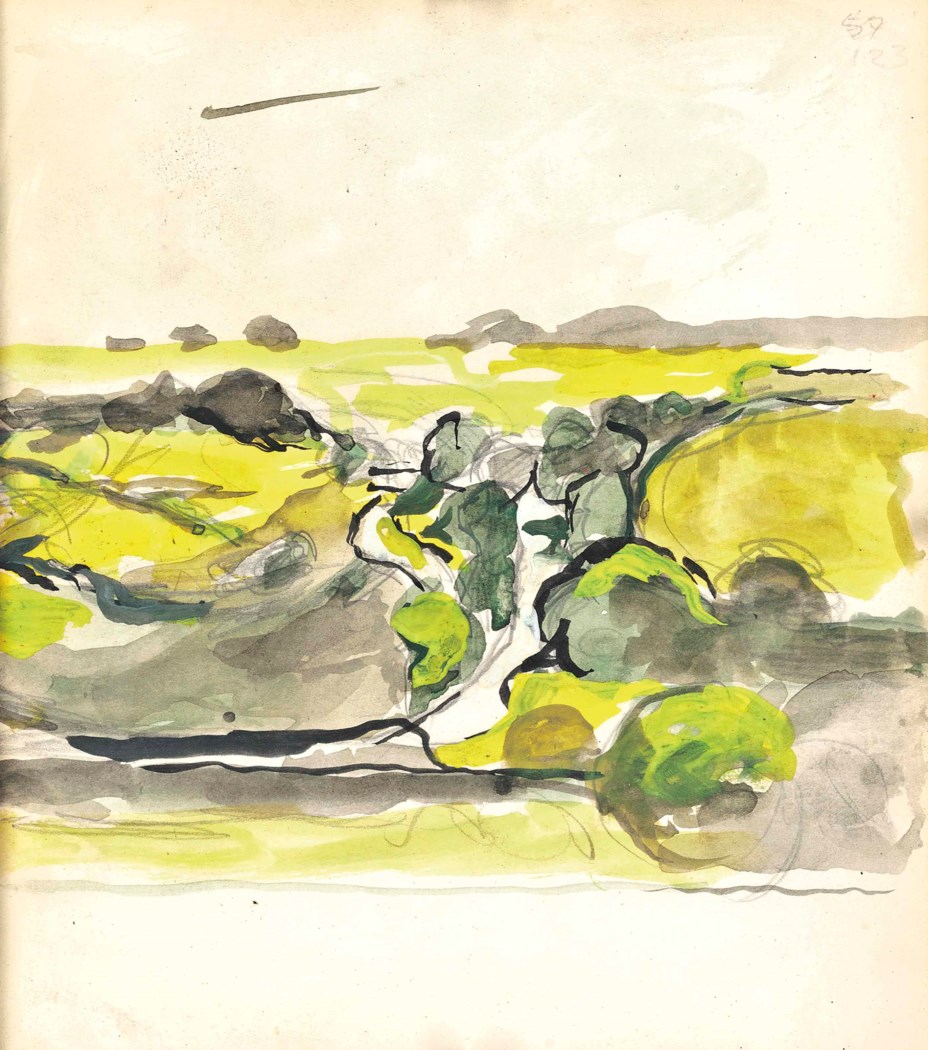 Graham Sutherland, O.M. (1903-1980), Welsh Landscape (study) | Christie's