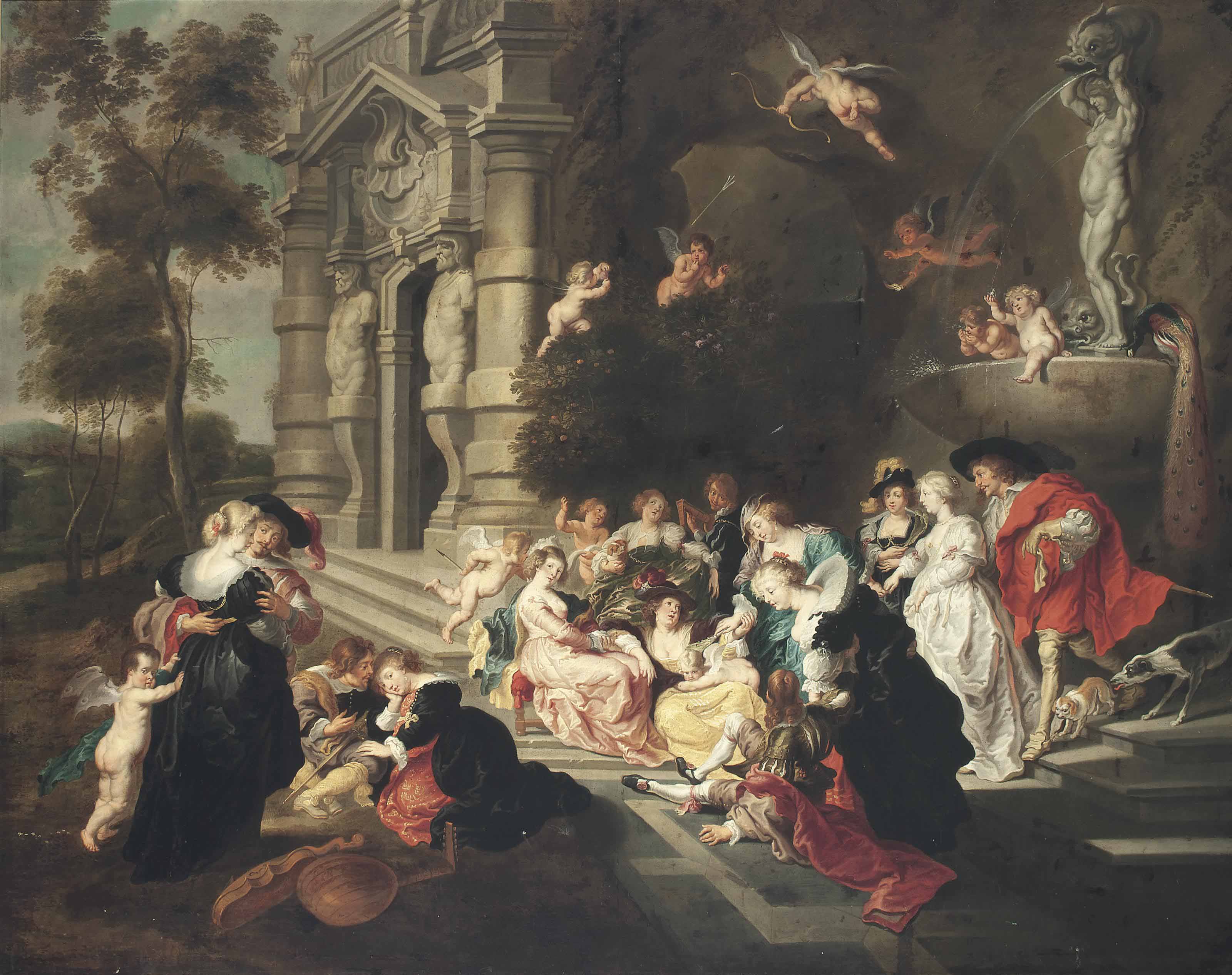 After Sir Peter Paul Rubens The Garden Of Love Christie S