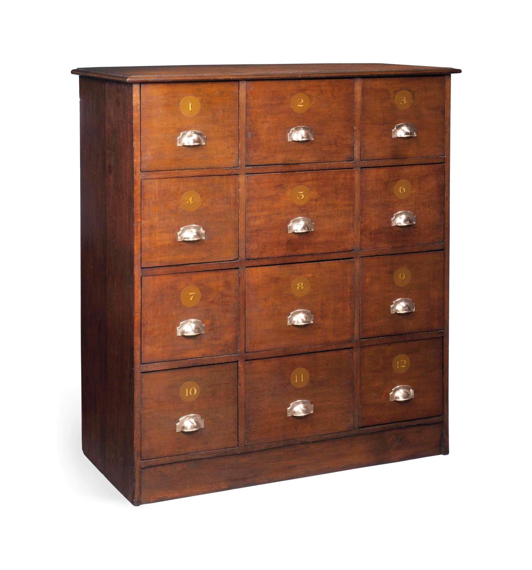 A LATE VICTORIAN OAK FILING