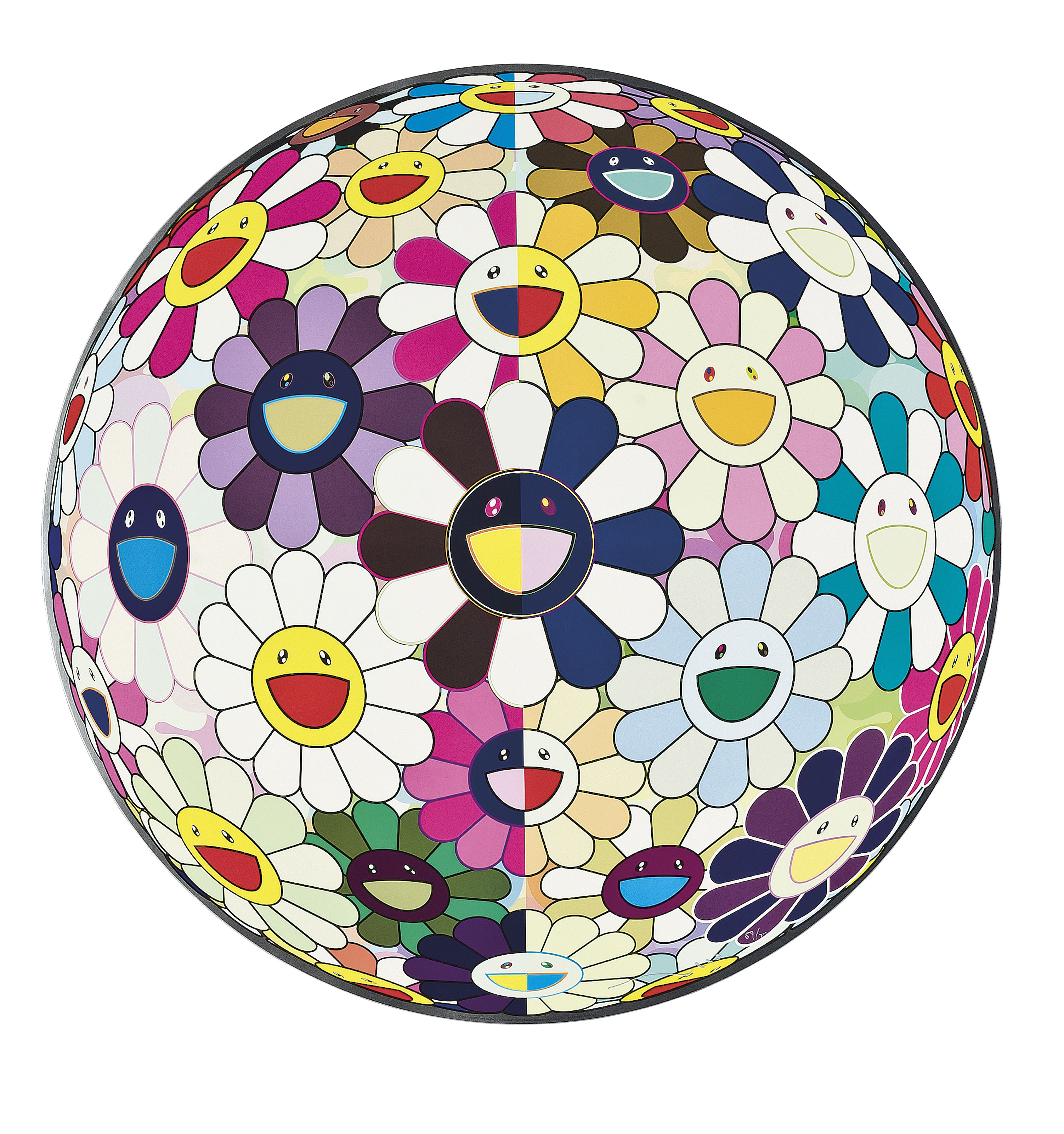 Buy flower ball (autumn) artwork by takashi murakami on widewalls. Takashi Murakami (b. 1962) , Flower Ball (3-D) Sunflower ...