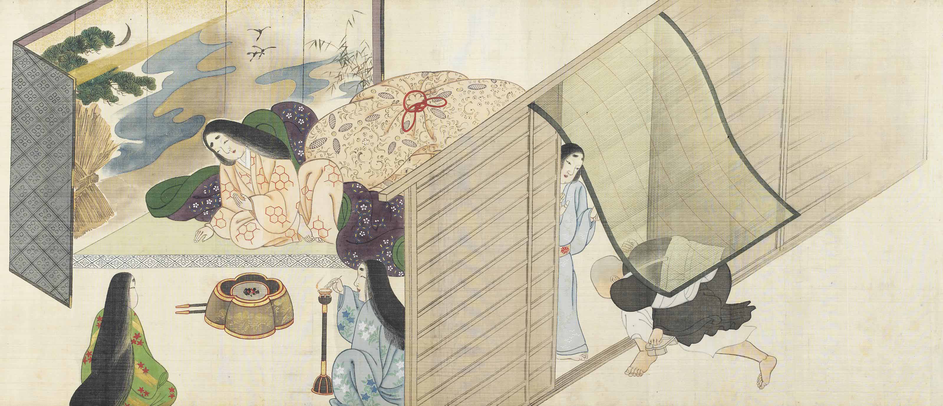 A Japanese Shunga Scroll , EDO PERIOD (19TH CENTURY) | Christie's