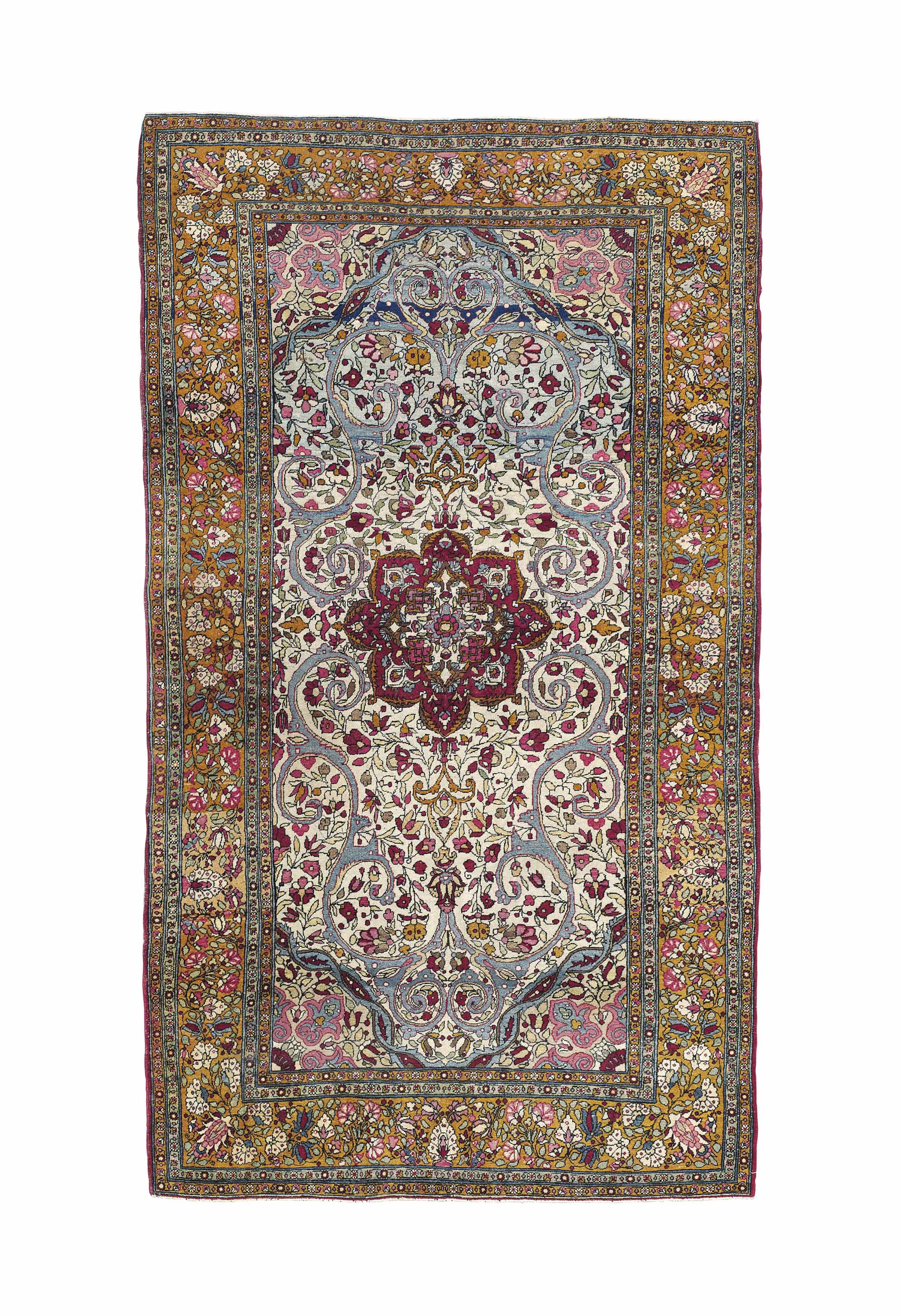 A fine kashan rug Christie's
