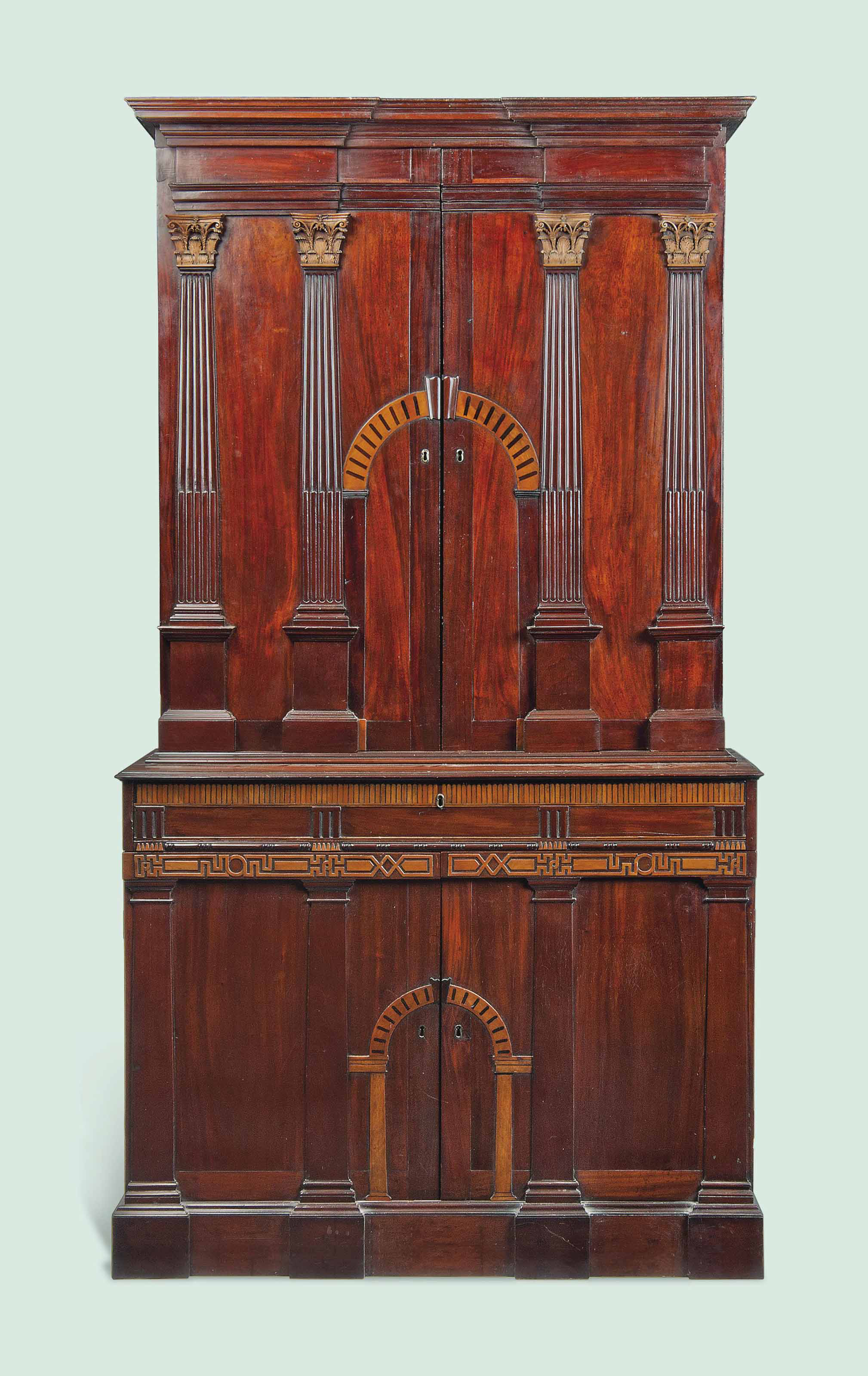 A III MAHOGANY AND FRUITWOOD ESTATE , MID18TH CENTURY
