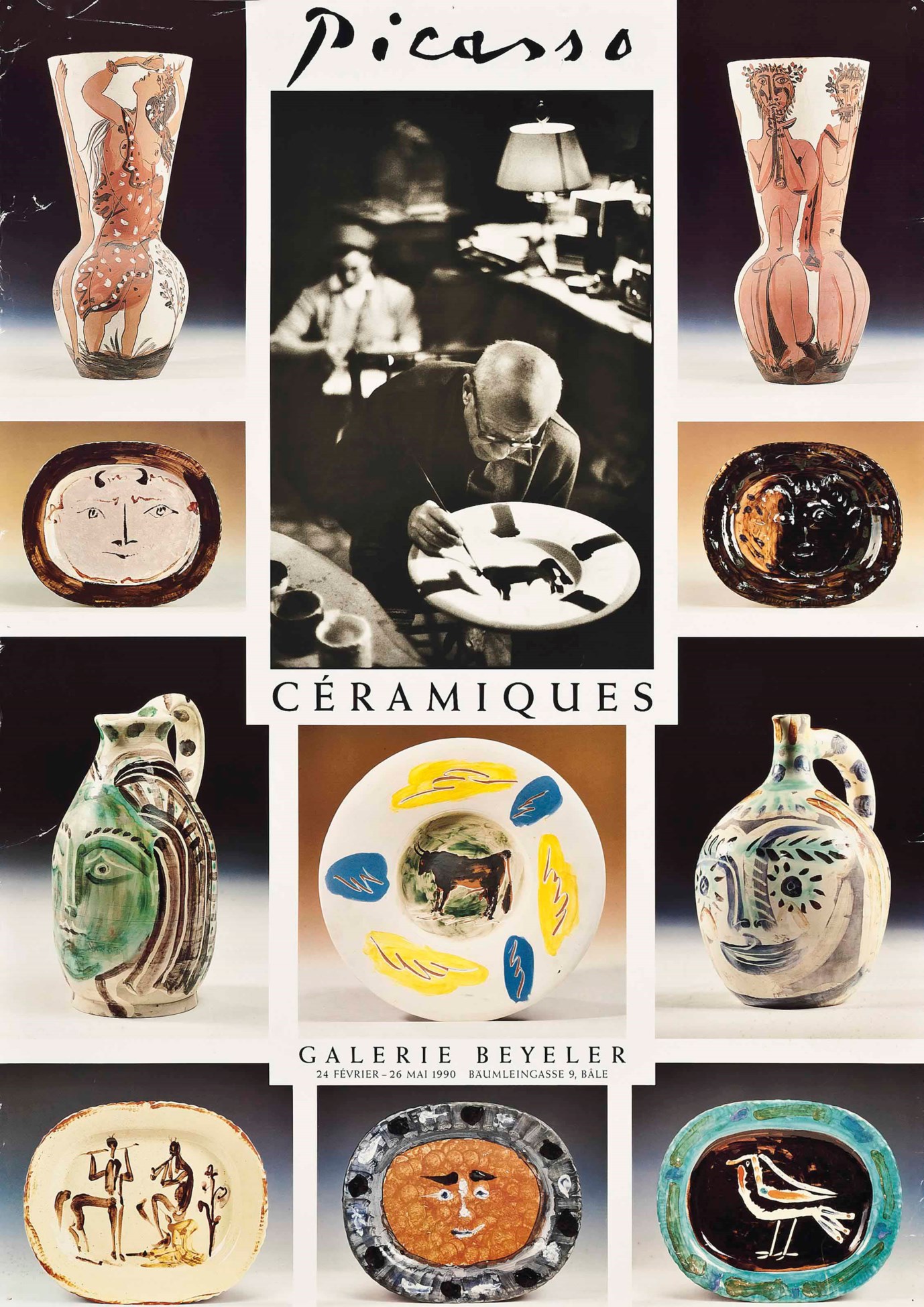 Picasso Ceramics Exhibition Poster