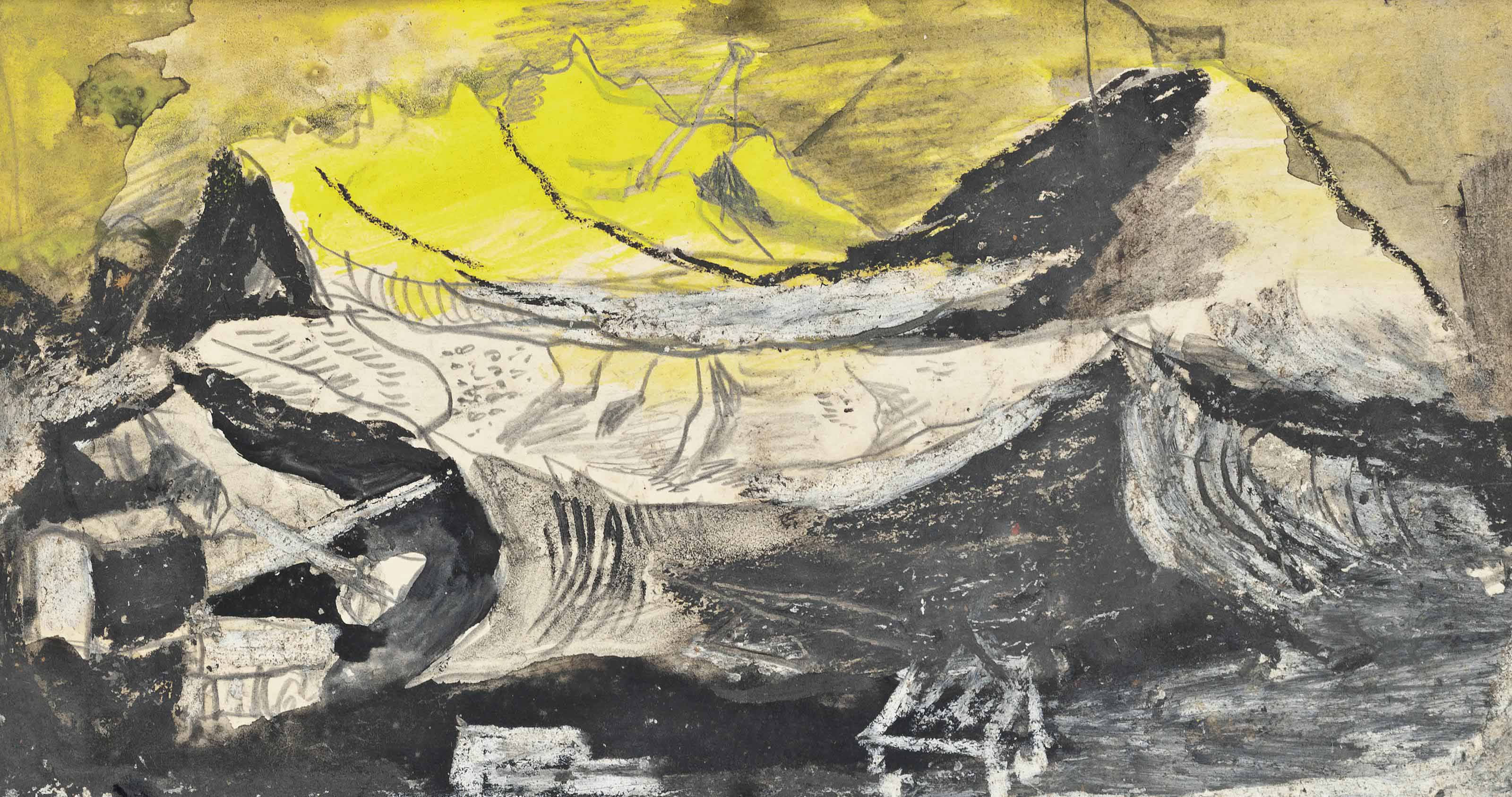 GRAHAM SUTHERLAND, O.M. (1903-1980), Tree and Wall | Christie's