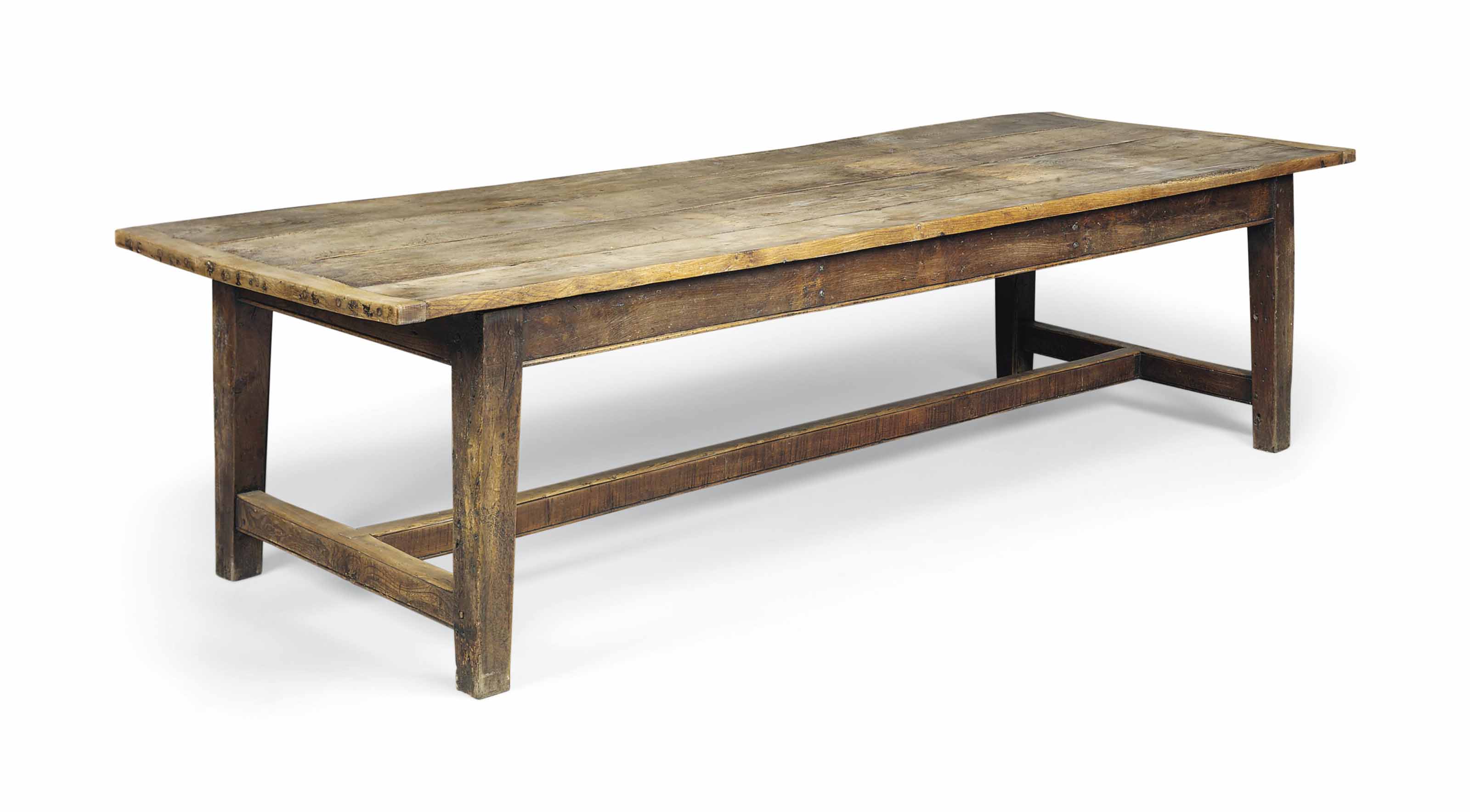 golden oak farm table