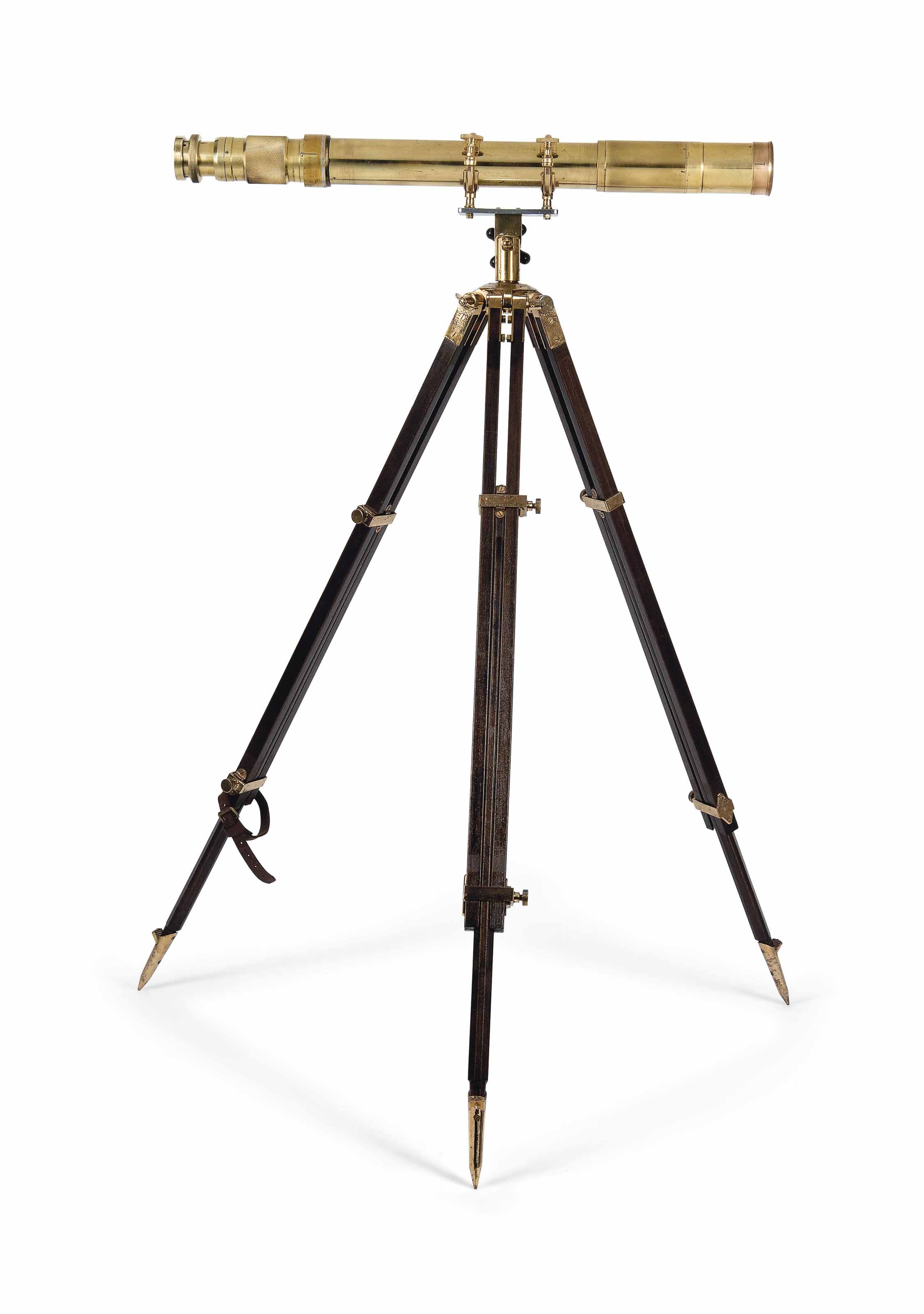 A NEW ZEALAND BRASS NAVAL GUN SPOTTING TELESCOPE , DATED 1942 Christie's