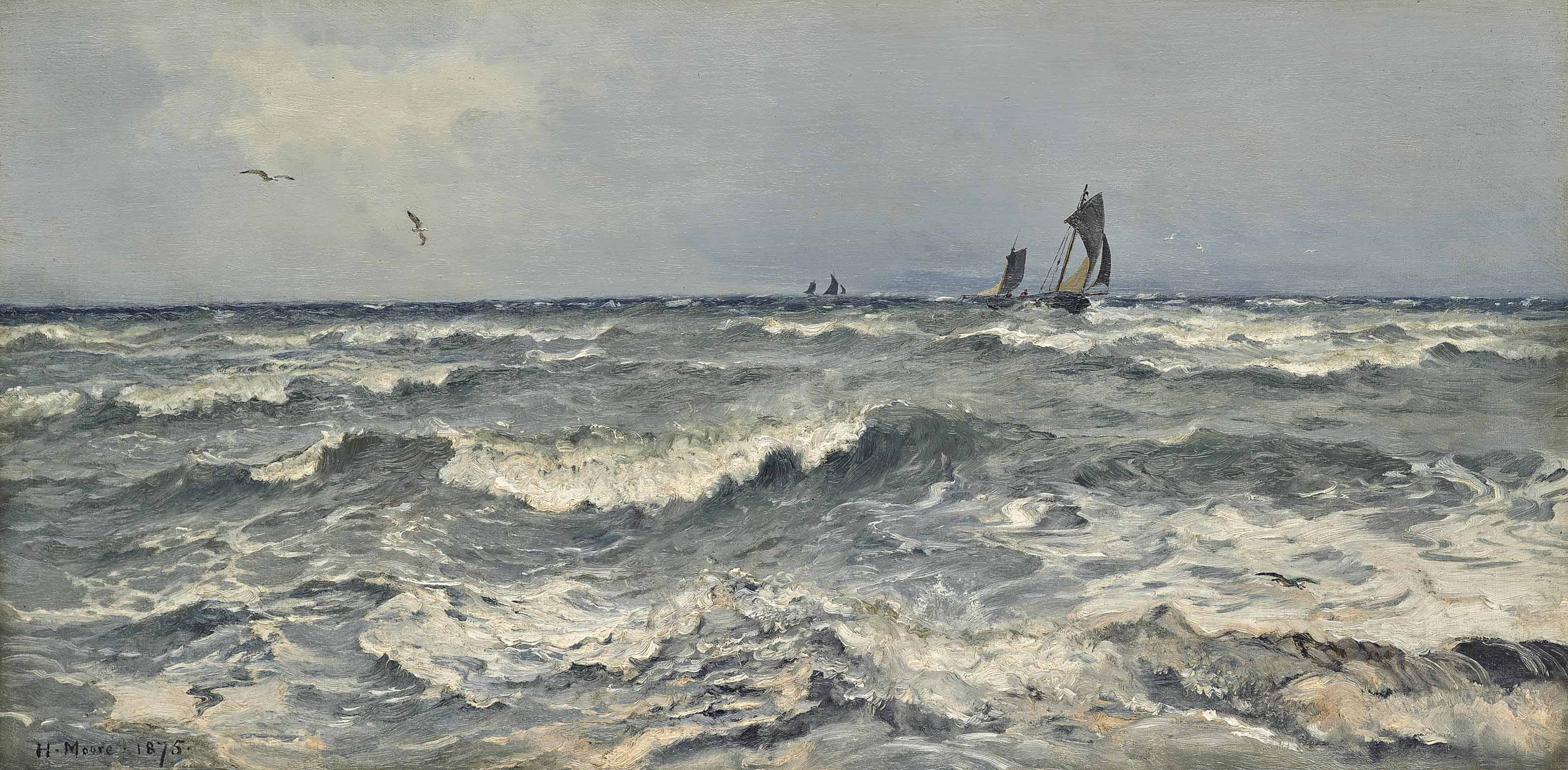 A rising breeze
