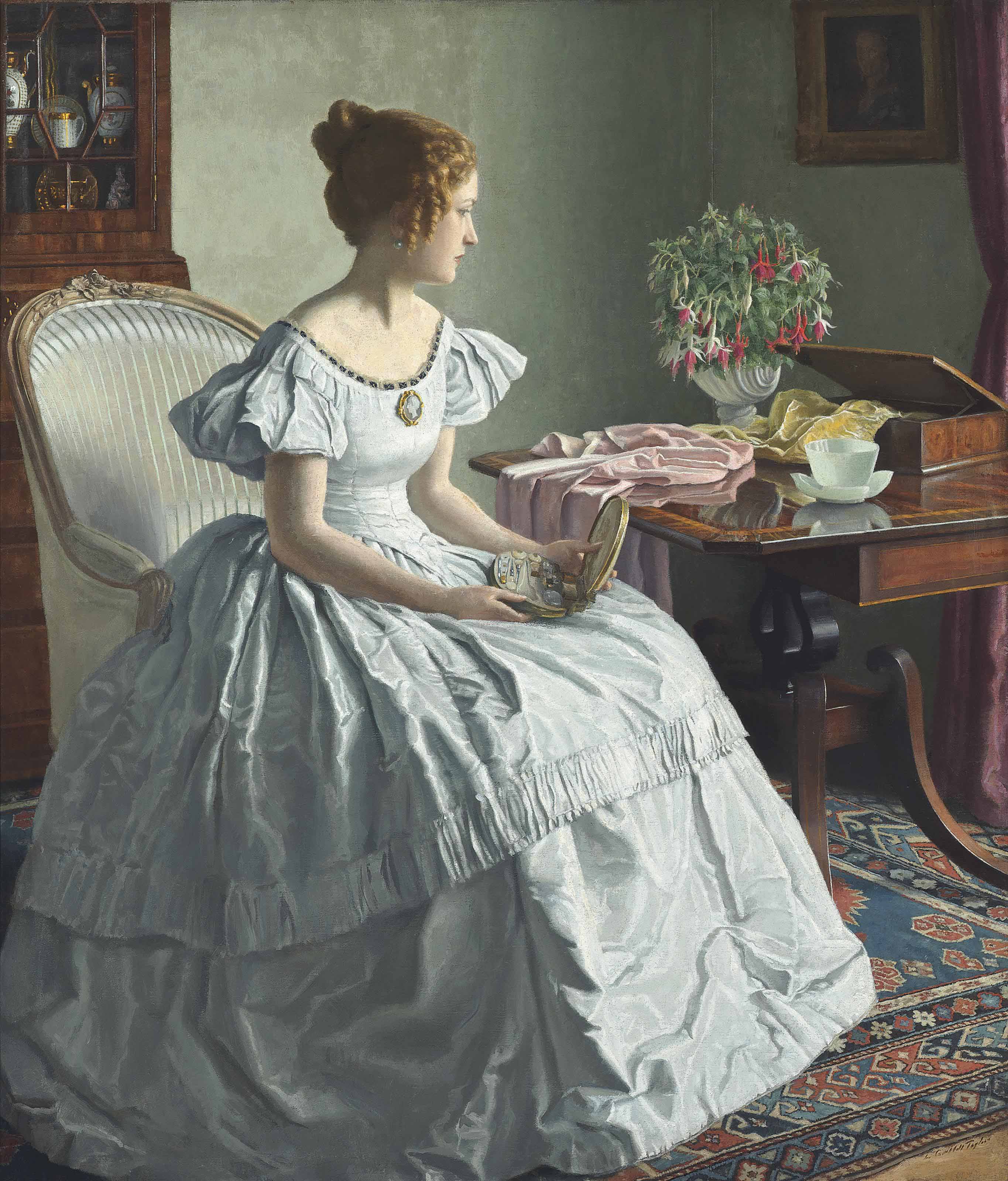 Барышни тест. Leonard Campbell Taylor (1874 - 1969).