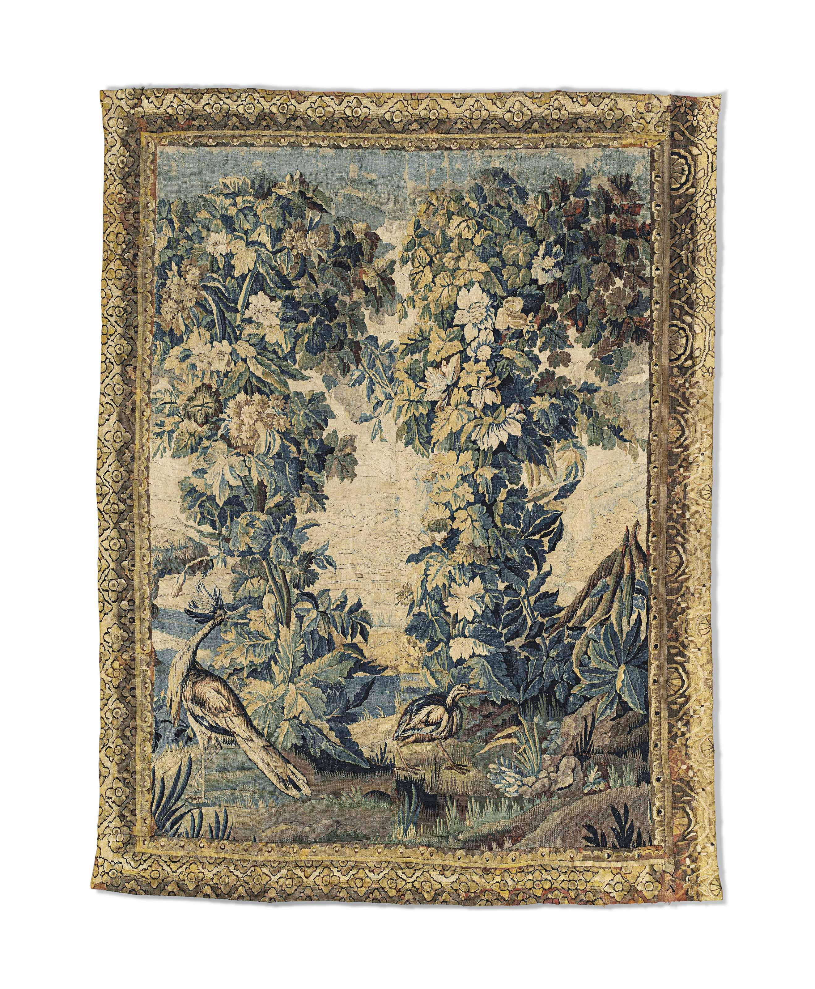A VERDURE TAPESTRY , LATE 17TH CENTURY, AUBUSSON Christie's